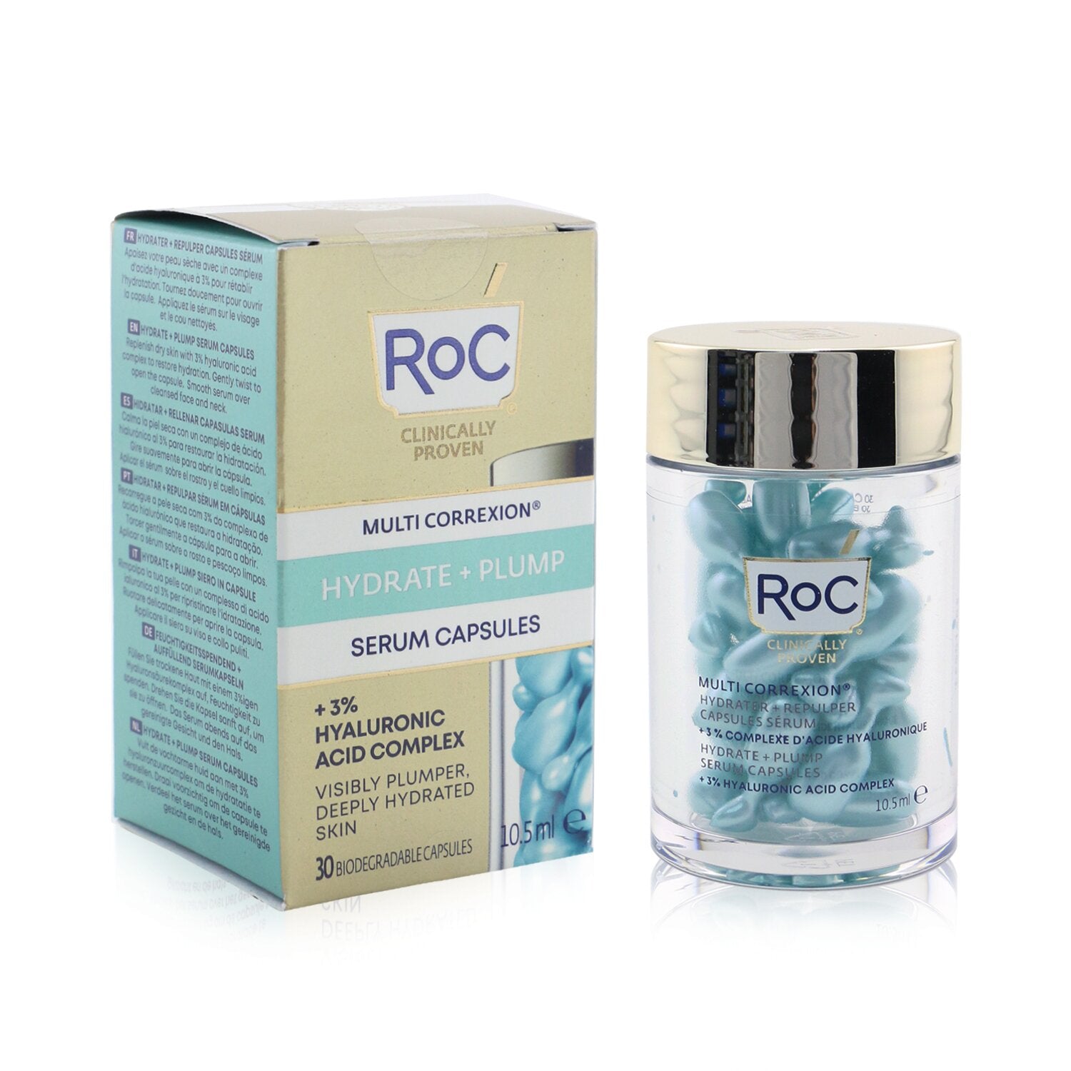 ROC Multi Correxion Hydrate & Plump Serum Capsules  30Caps