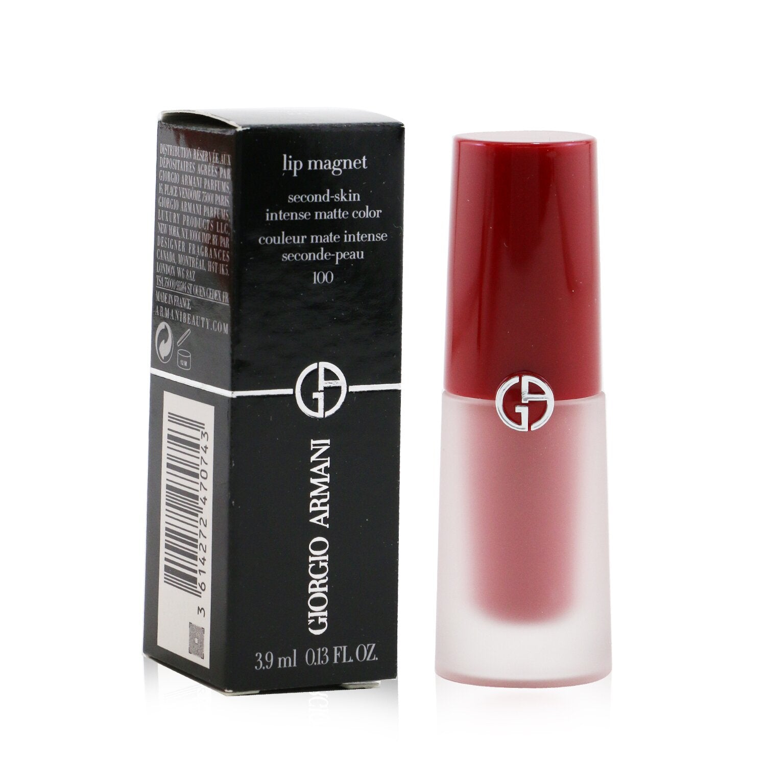 Giorgio Armani Lip Magnet Second Skin Intense Matte Color - # 100 Amaretto  3.9ml/0.13oz