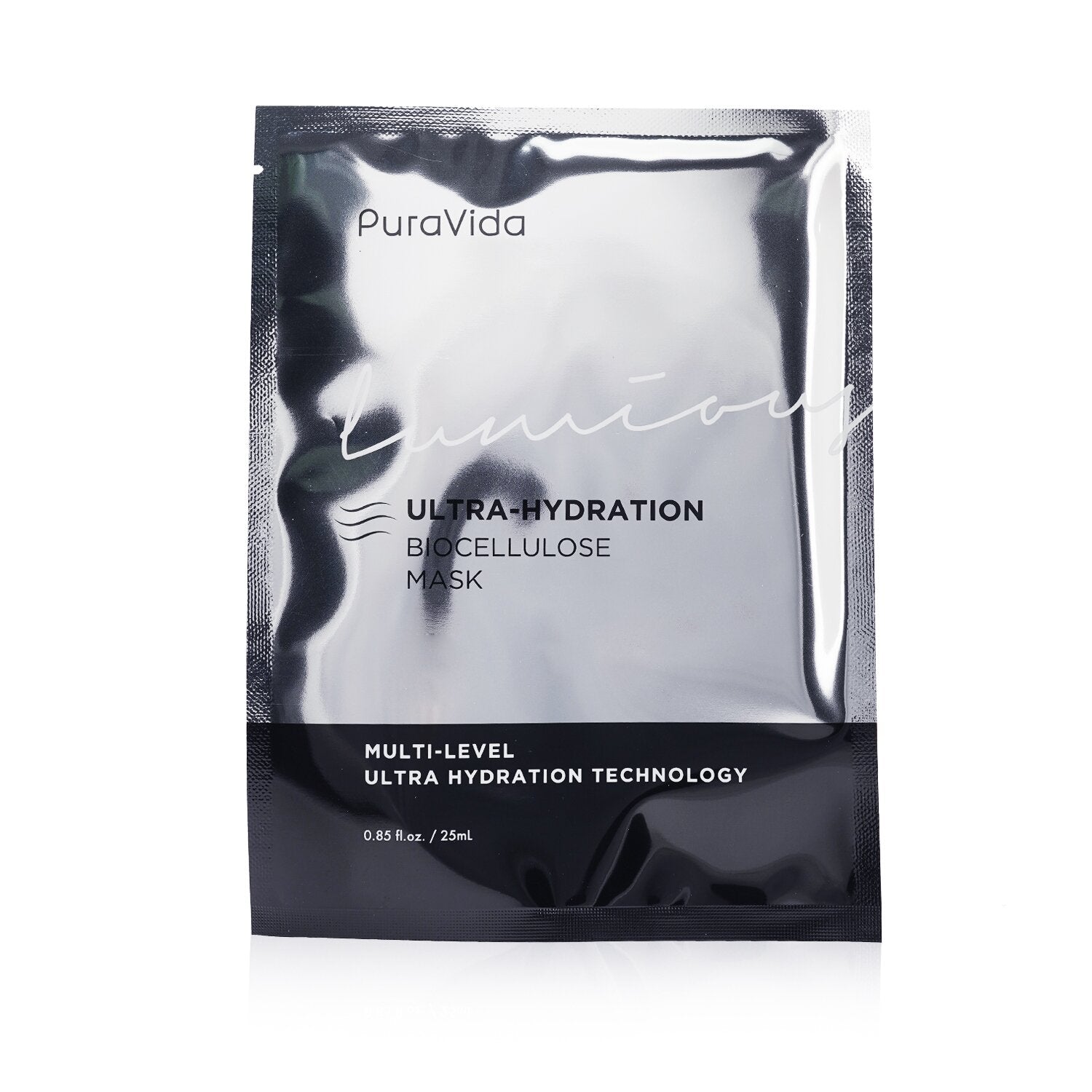 KISS ME PuraVida Luminous Ultra Hydration Biocellulose Mask  4sheets