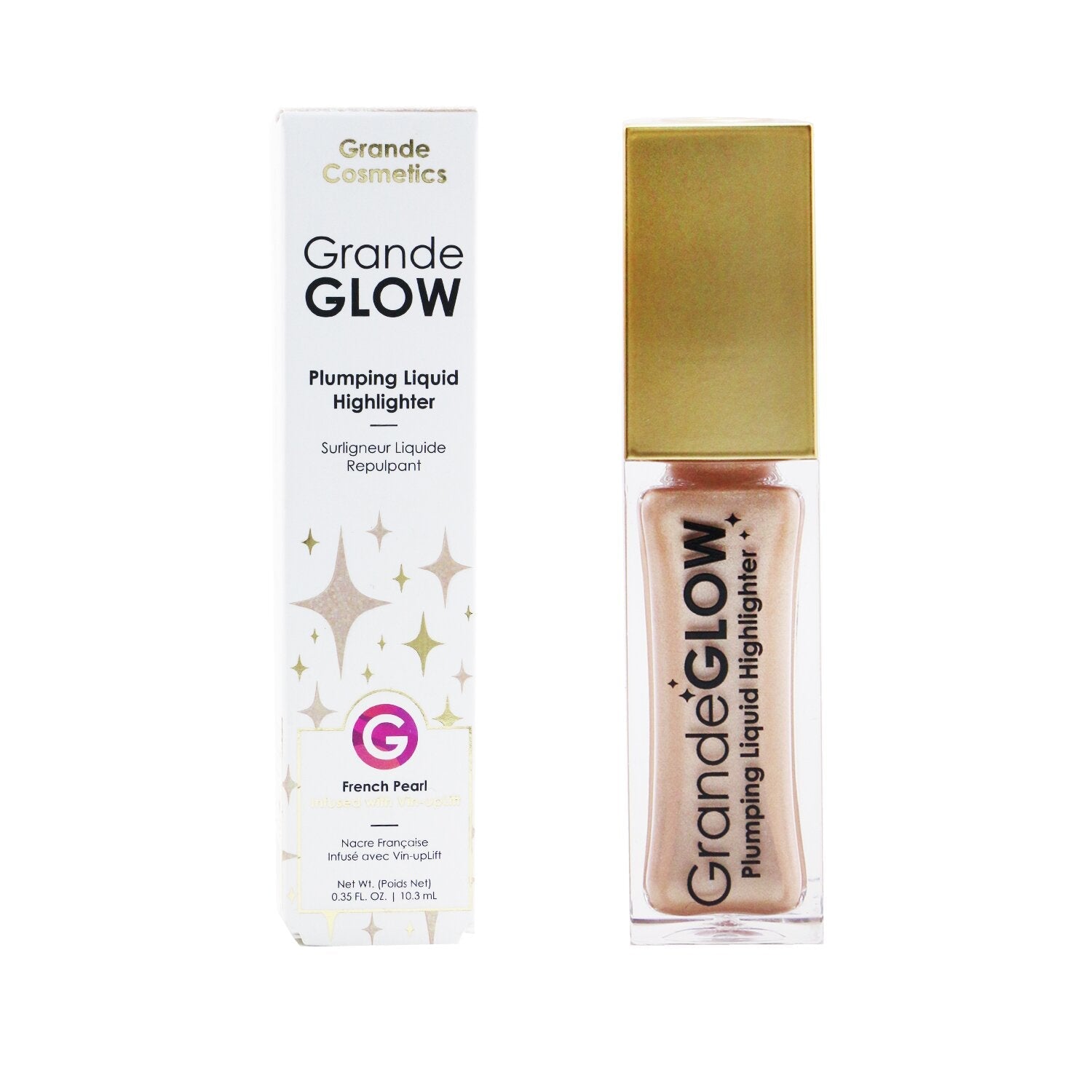 Grande Cosmetics (GrandeLash) GrandeGLOW Plumping Liquid Highlighter - # French Pearl  10.3ml/0.35oz