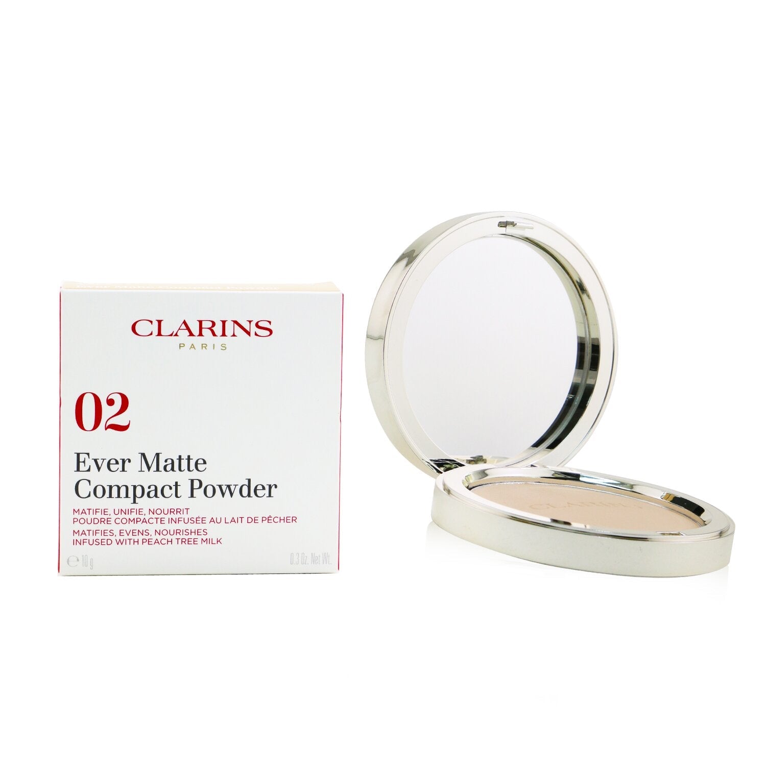 Clarins Ever Matte Compact Powder - # 03 Light Medium  10g/0.3oz