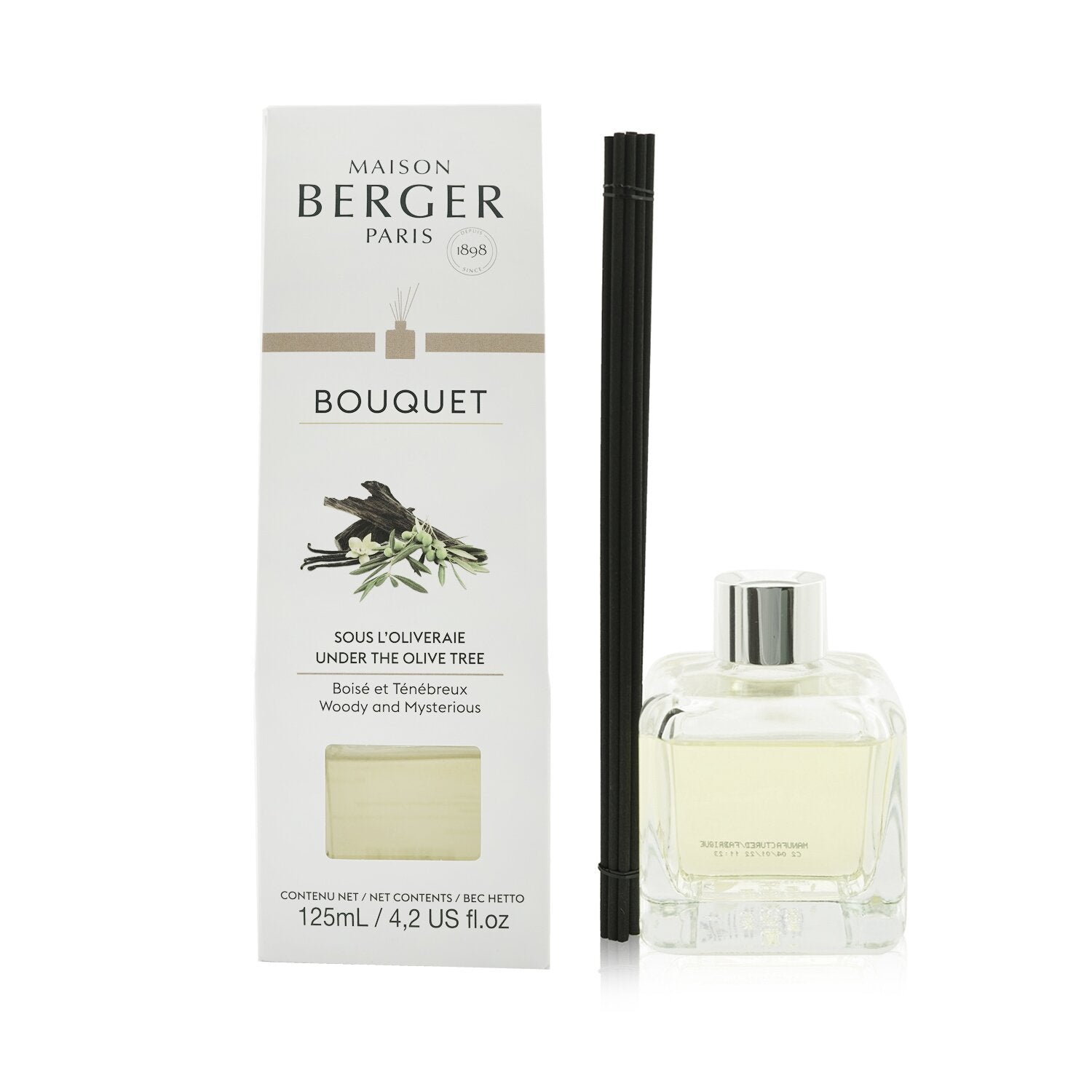 Lampe Berger (Maison Berger Paris) Cube Scented Bouquet - Under The Olive Tree  125m/4.2oz