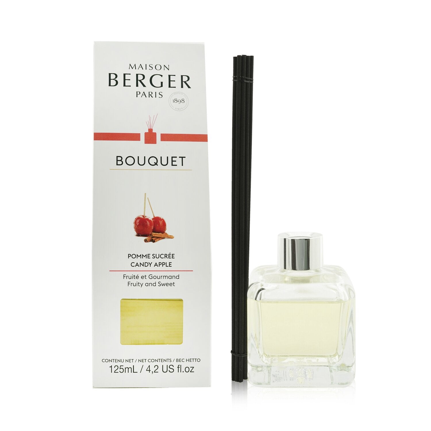 Lampe Berger (Maison Berger Paris) Cube Scented Bouquet - Candy Apple  125ml/4.2oz