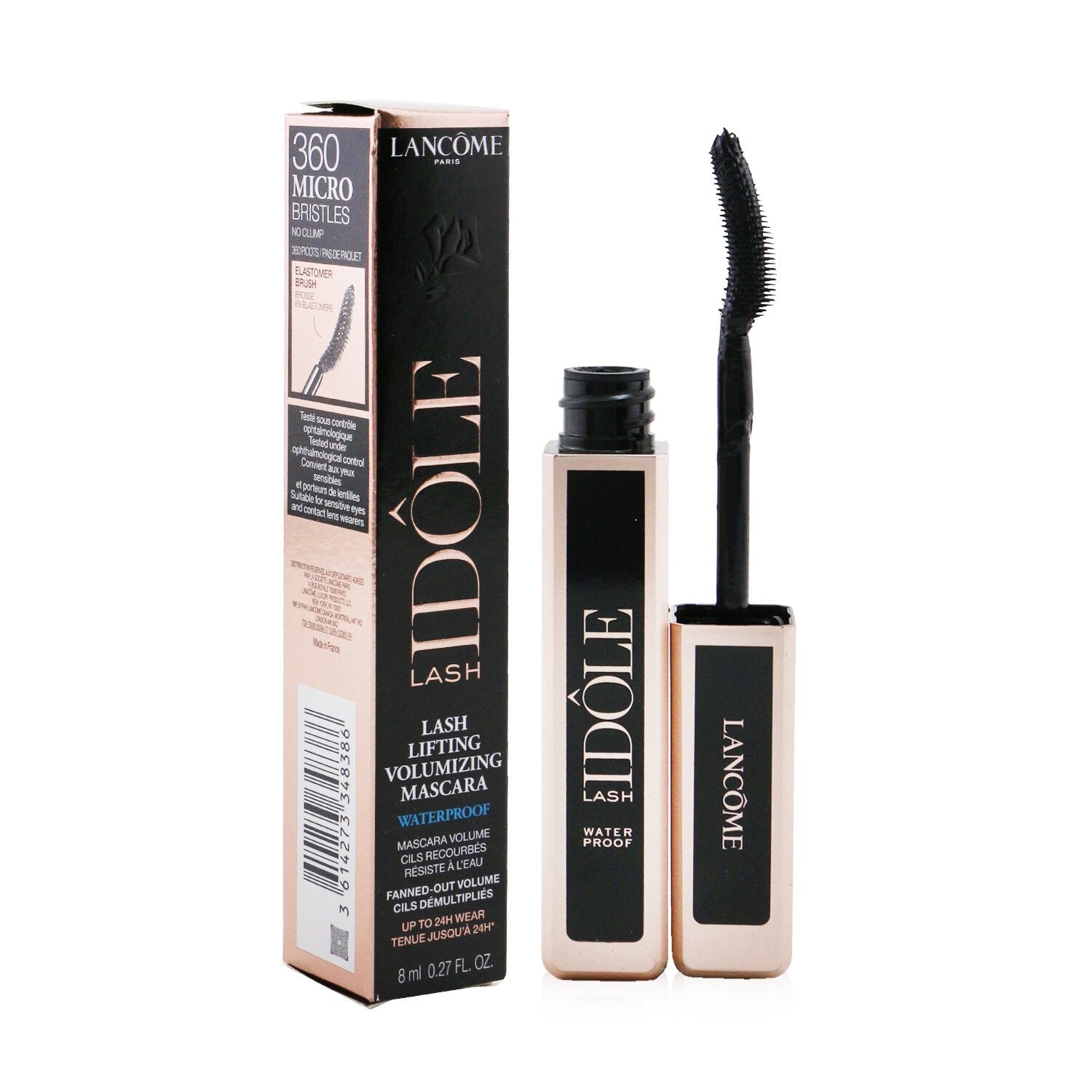 Lancome Lash Idole Lash Lifting Volumizing Waterproof Mascara - # 01 Glossy Black  8ml/0.27oz