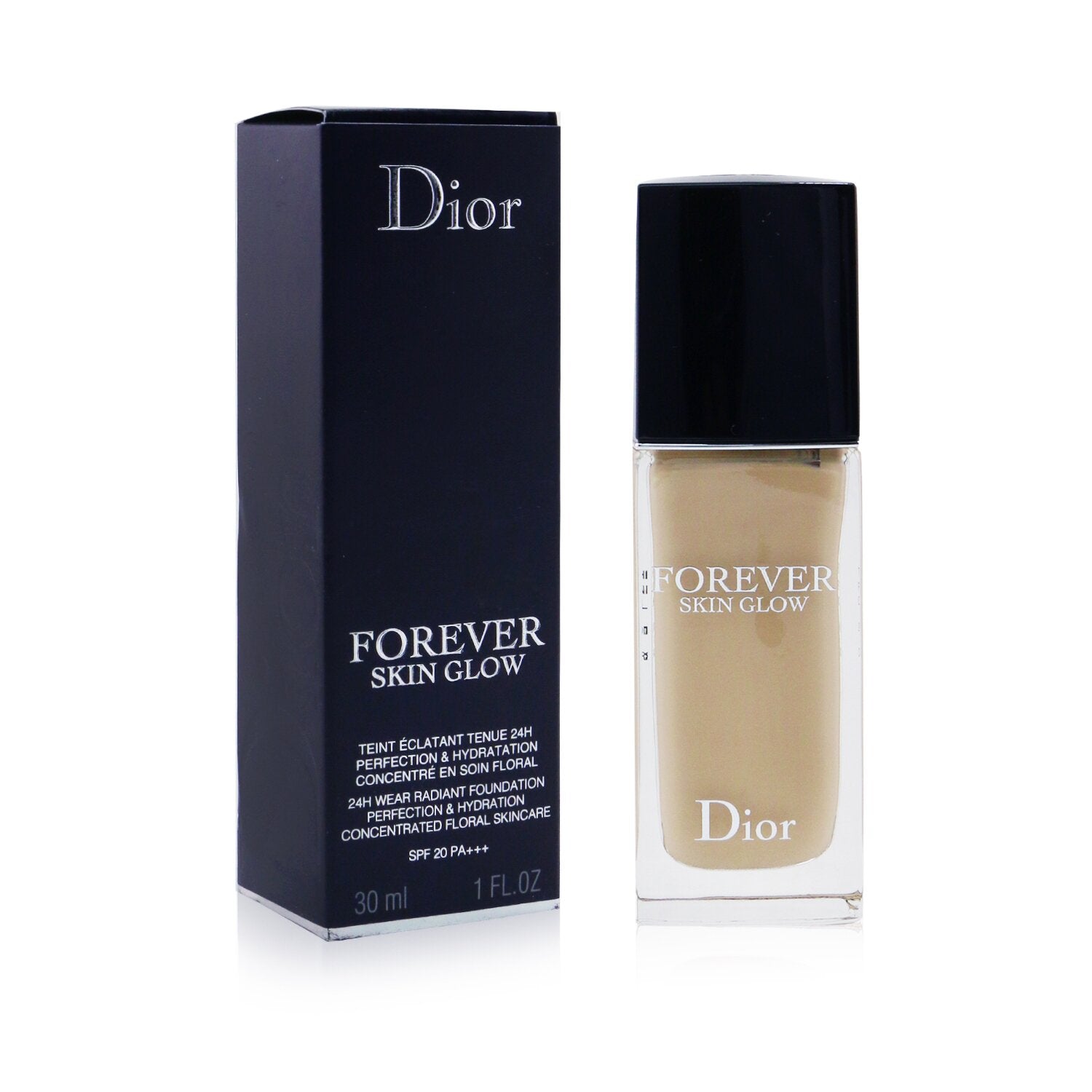 Christian Dior Dior Forever Skin Glow Clean Radiant 24H Wear Foundation SPF 20 - # 1.5N Neutral/Glow  30ml/1oz