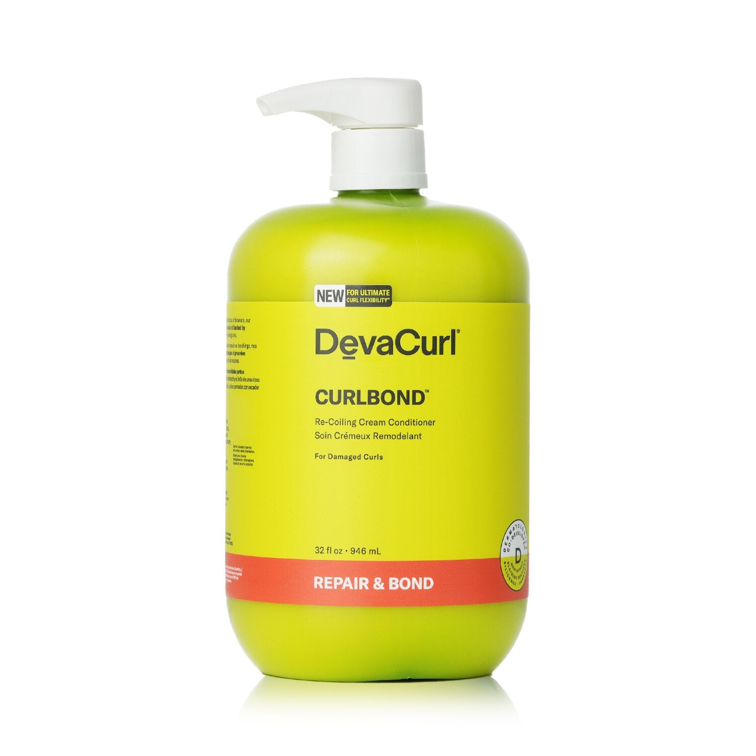 DevaCurl CurlBond Re-Coiling Cream Conditioner - For Damaged Curls  946ml/32oz