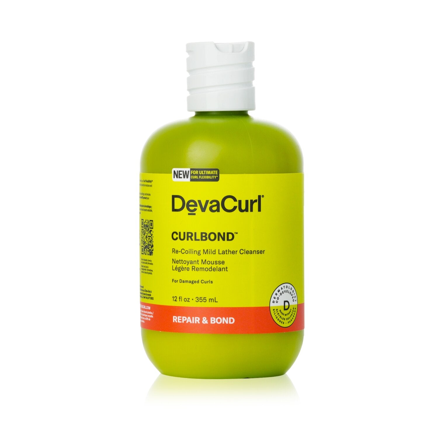 DevaCurl CurlBond Re-Coiling Mild Lather Cleanser  355ml/12oz