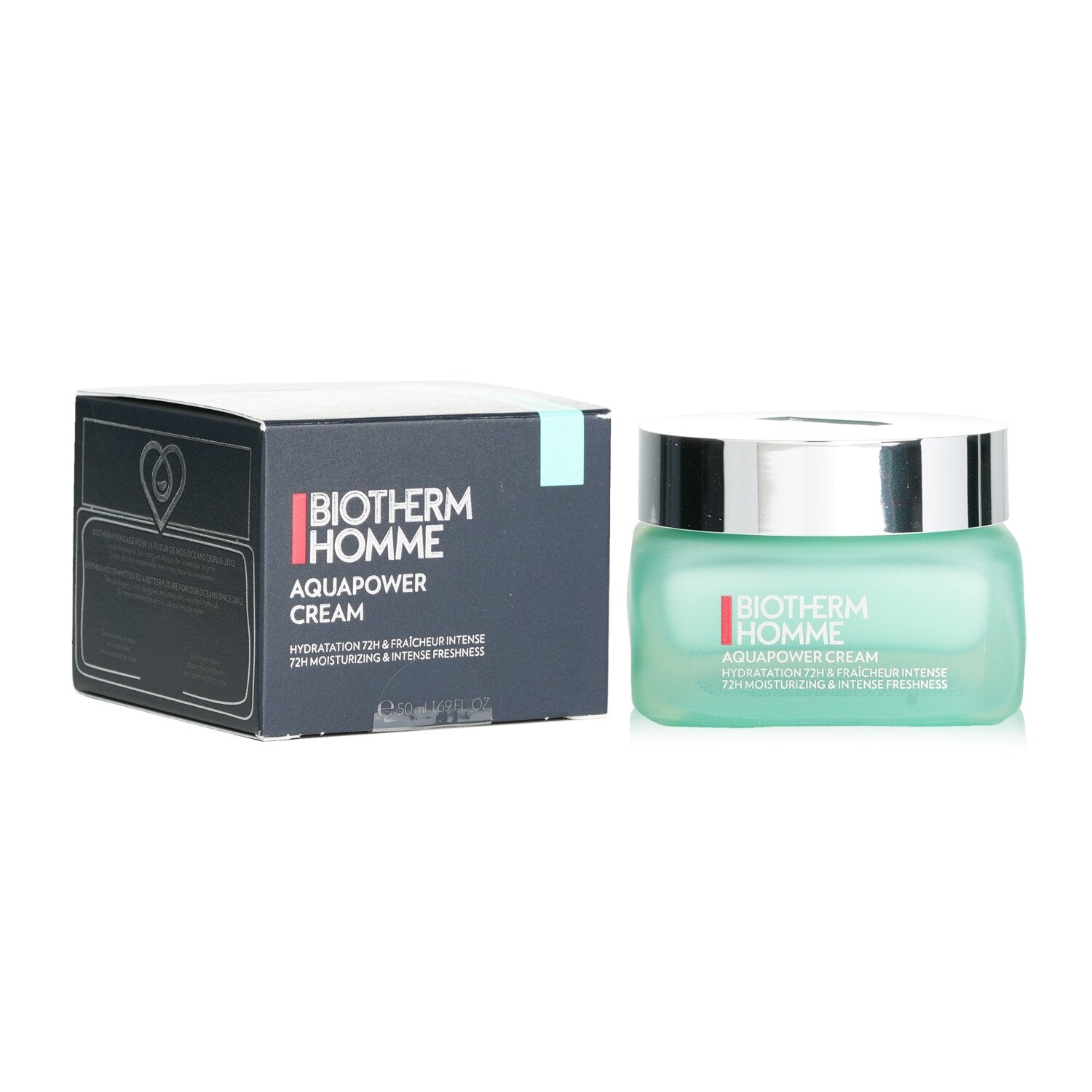 Biotherm Homme Aquapower 72H Moisturizing & Intense Freshness Cream  50ml/1.69oz