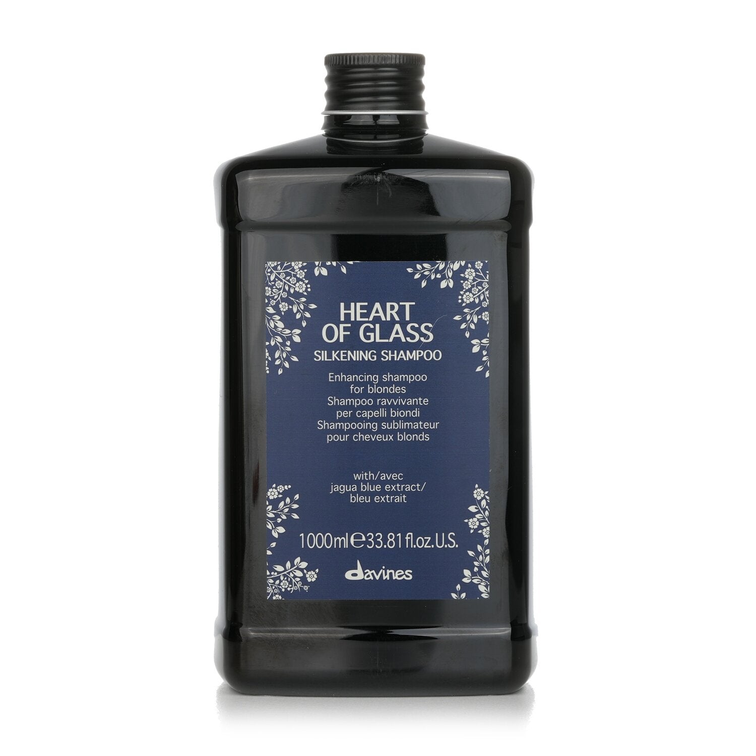 Davines Heart Of Glass Silkening Shampoo For Blonde (Salon Size)  1000ml/33.81oz