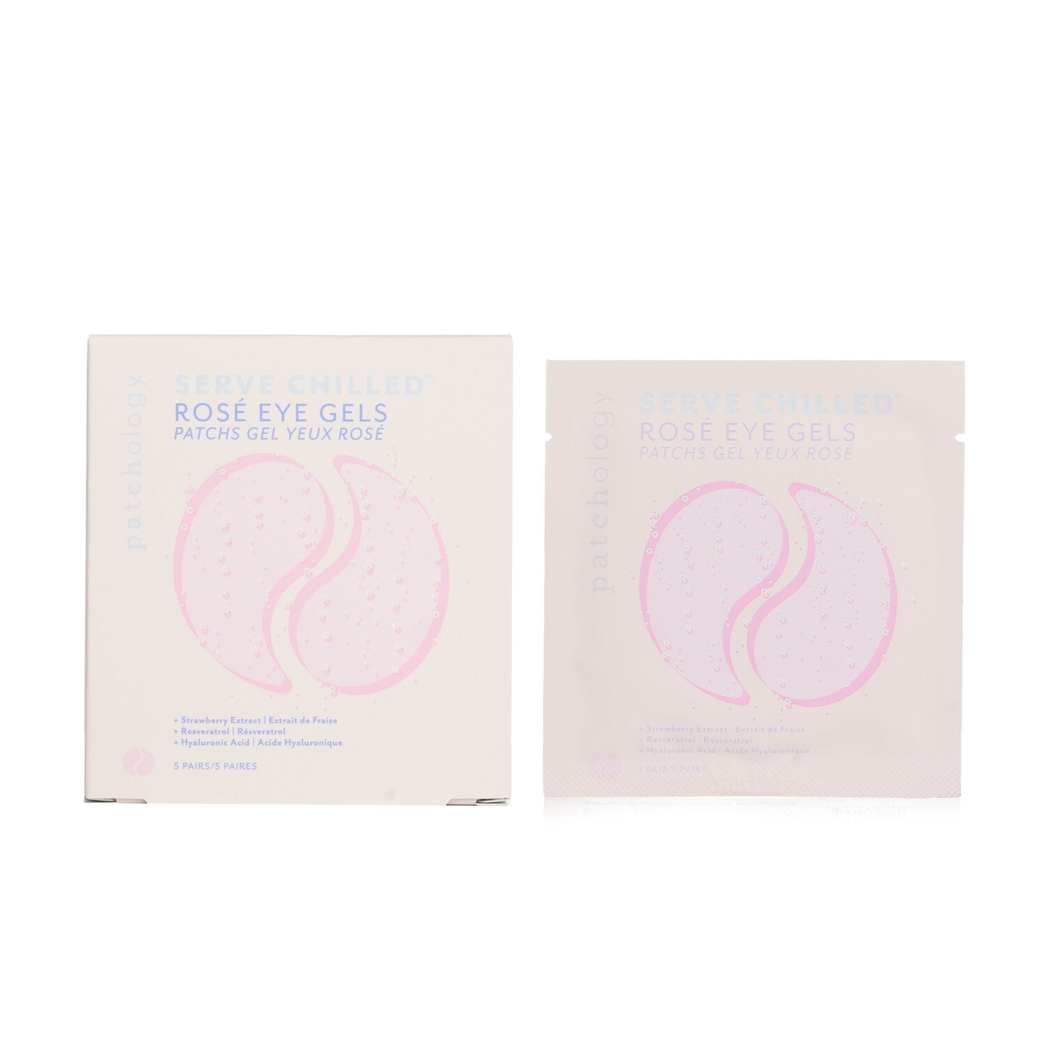 Patchology Serve Chilled Rose Eye Gels  5pairs