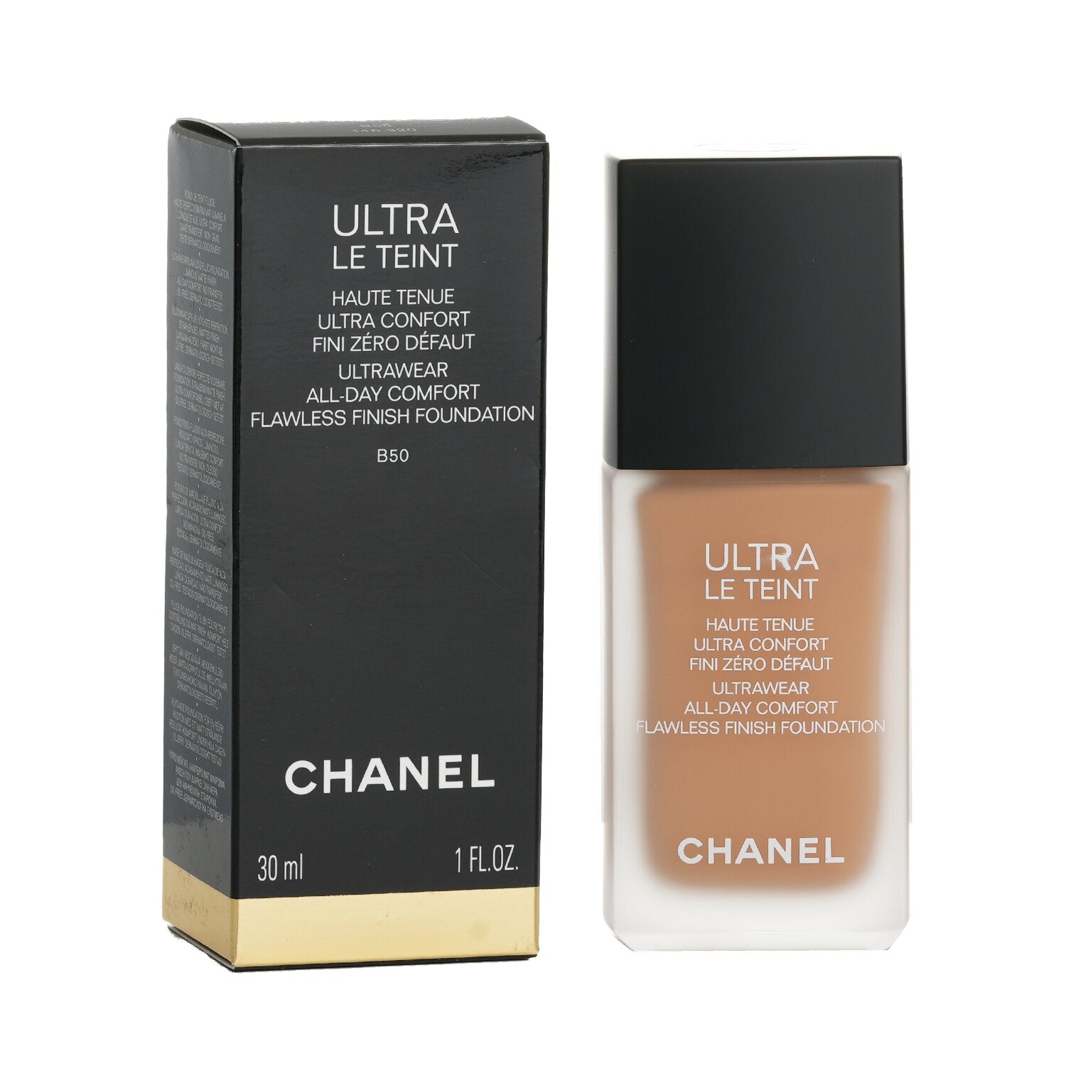 Chanel Ultra Le Teint Ultrawear All Day Comfort Flawless Finish Foundation - # B50  30ml/1oz