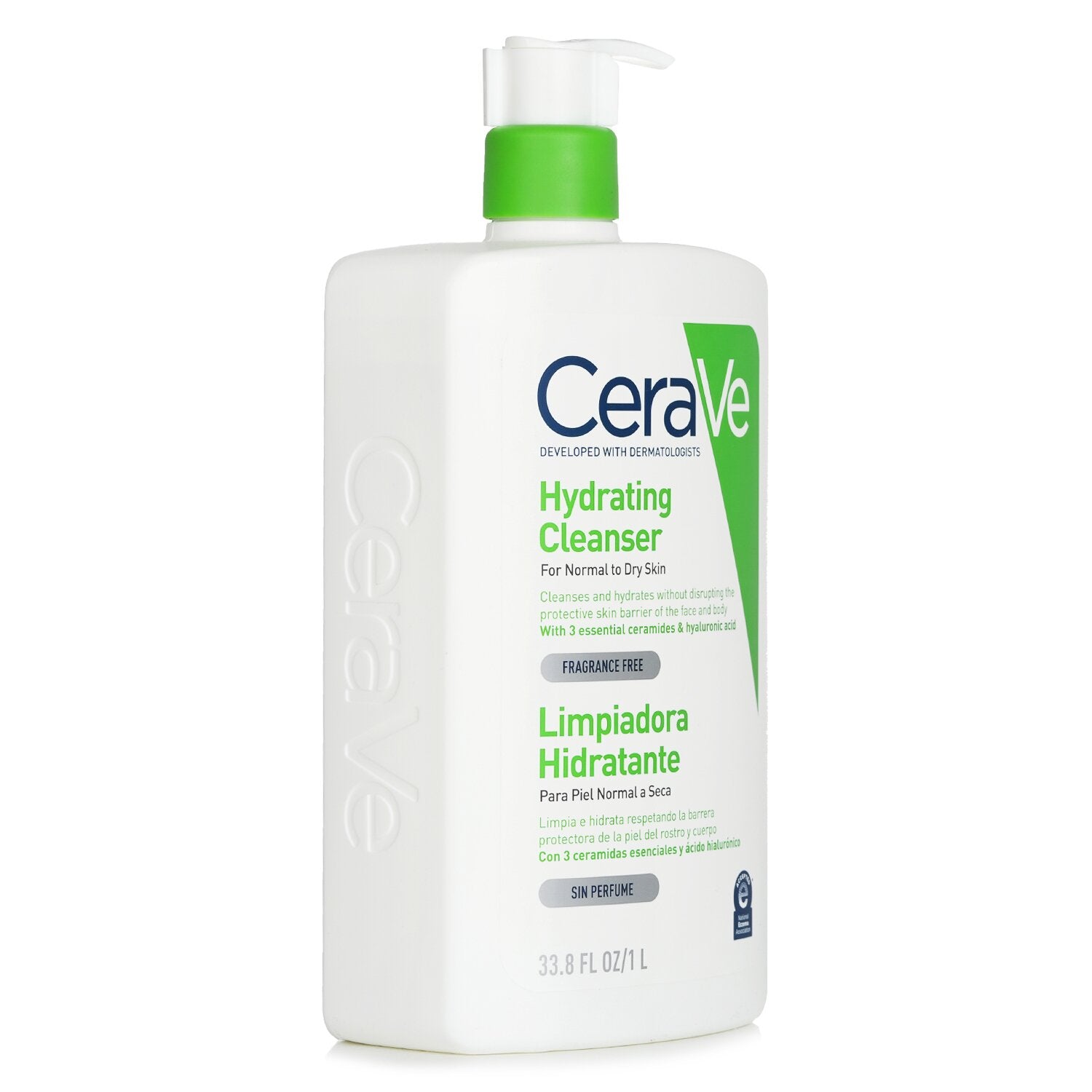 CeraVe Hydrating Cleanser For Normal to Dry Skin  1000ml/33.8oz