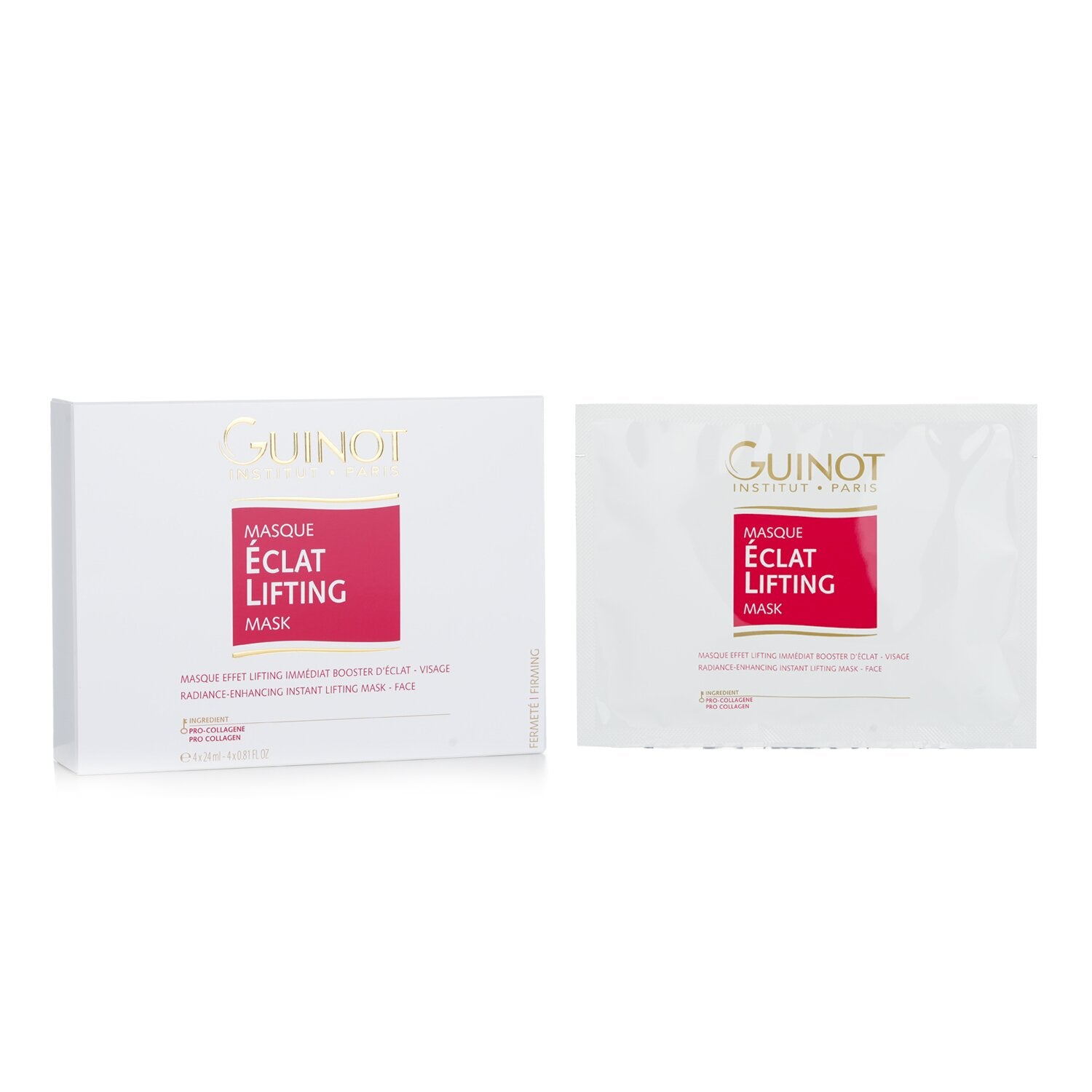 Guinot Radiance Enhancing Instant Lifting Mask  4x24ml/0.81oz