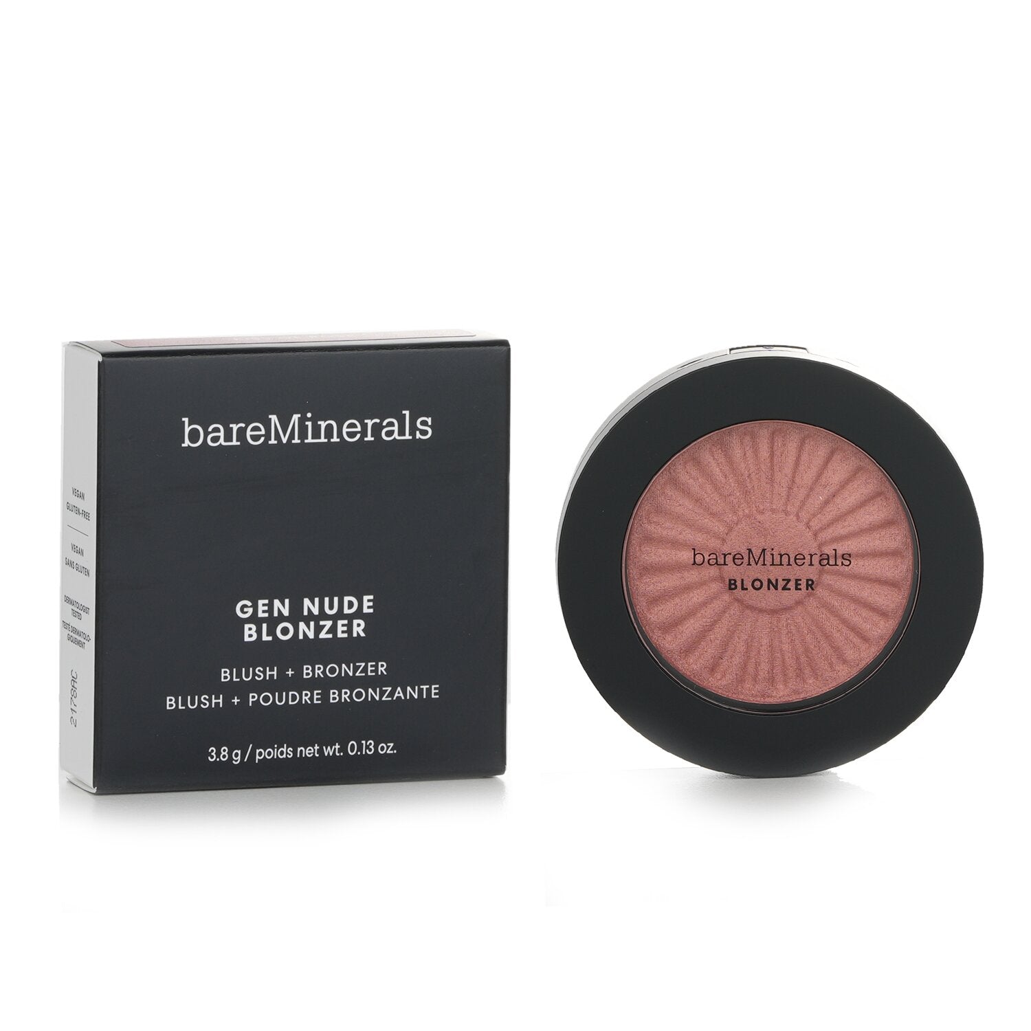 BareMinerals Gen Nude Blonzer (Blush + Bronzer) - # Kiss of Rose  3.8g/0.13oz