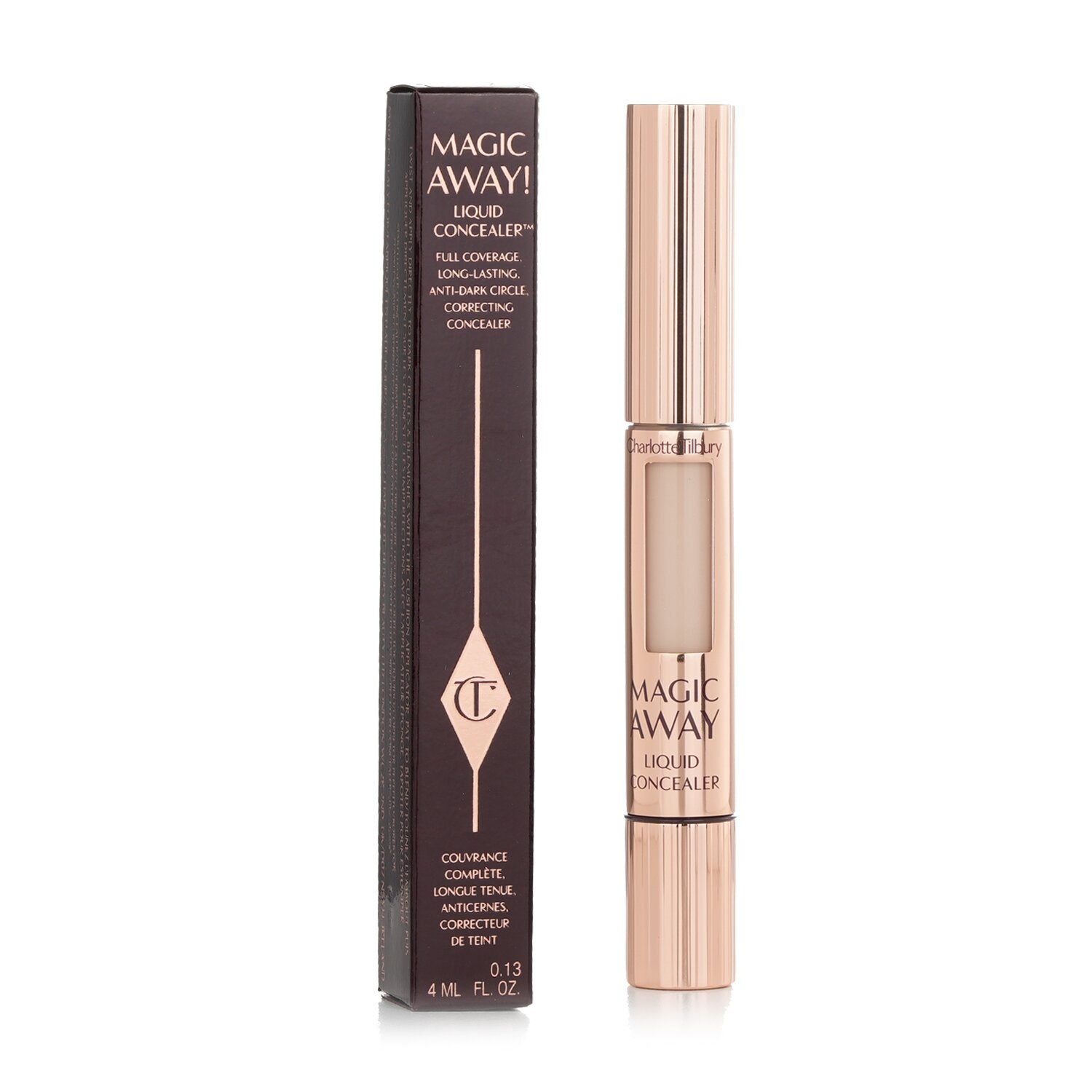 Charlotte Tilbury Magic Away Liquid Concealer - # 2 Fair (Fairest With Pink Undertones)  4ml/0.13oz