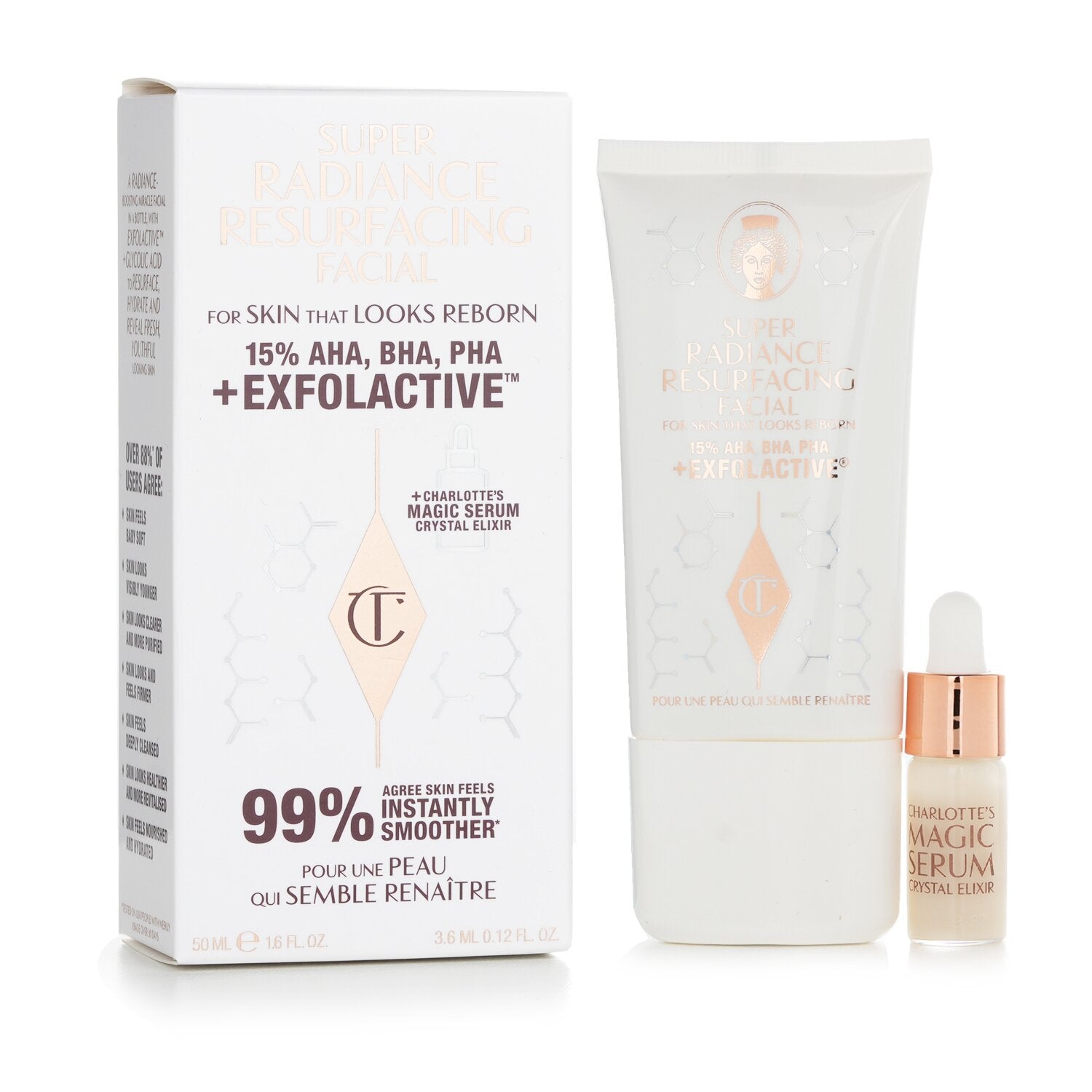 Charlotte Tilbury Super Radiance Resurfacing Facial  50ml/3.6oz