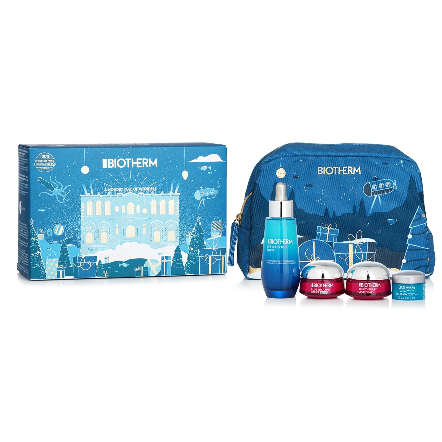 Biotherm Life Plankton Elixir Set:  4pcs+1pouch