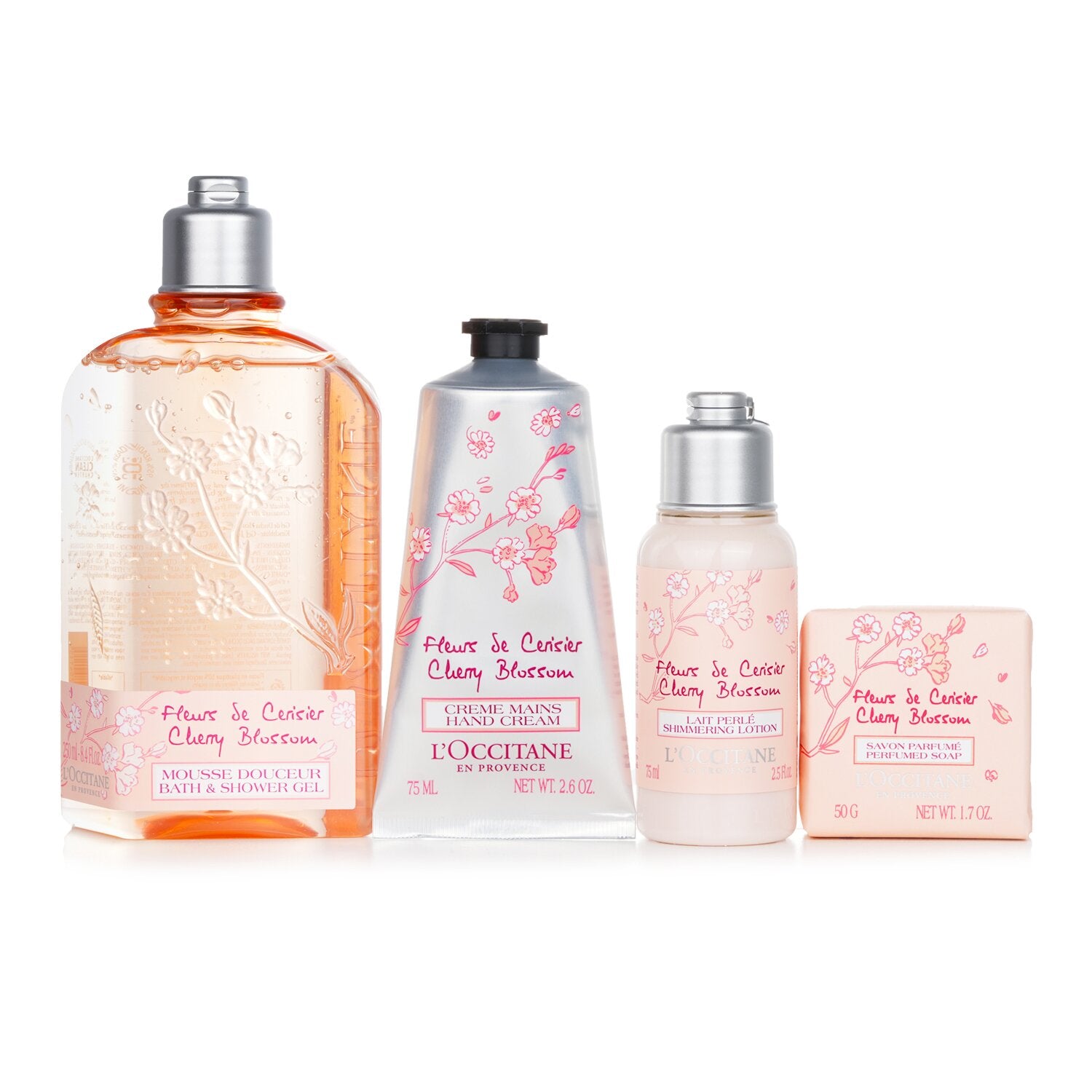 L'Occitane Cherry Blossom Box Set:  4pcs