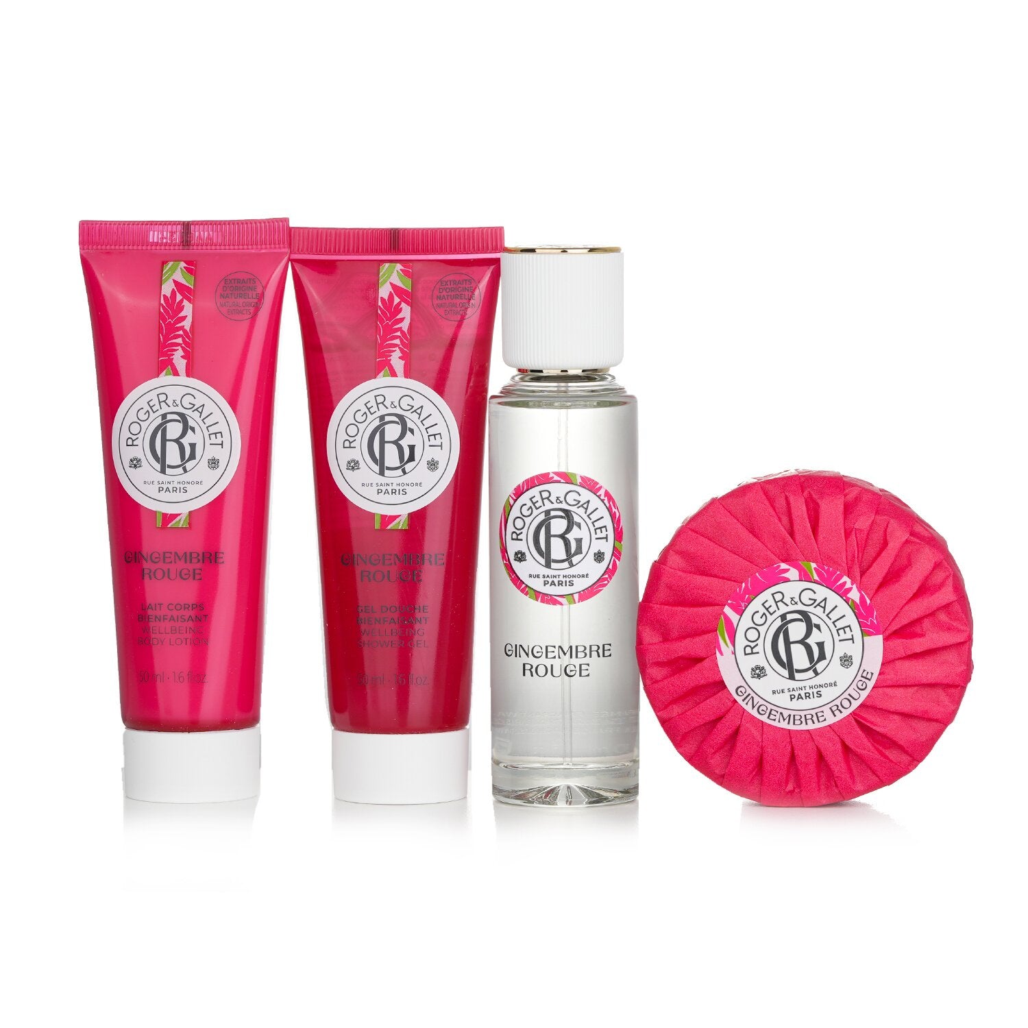 Roger & Gallet Gingembre Rouge Coffret  4pcs