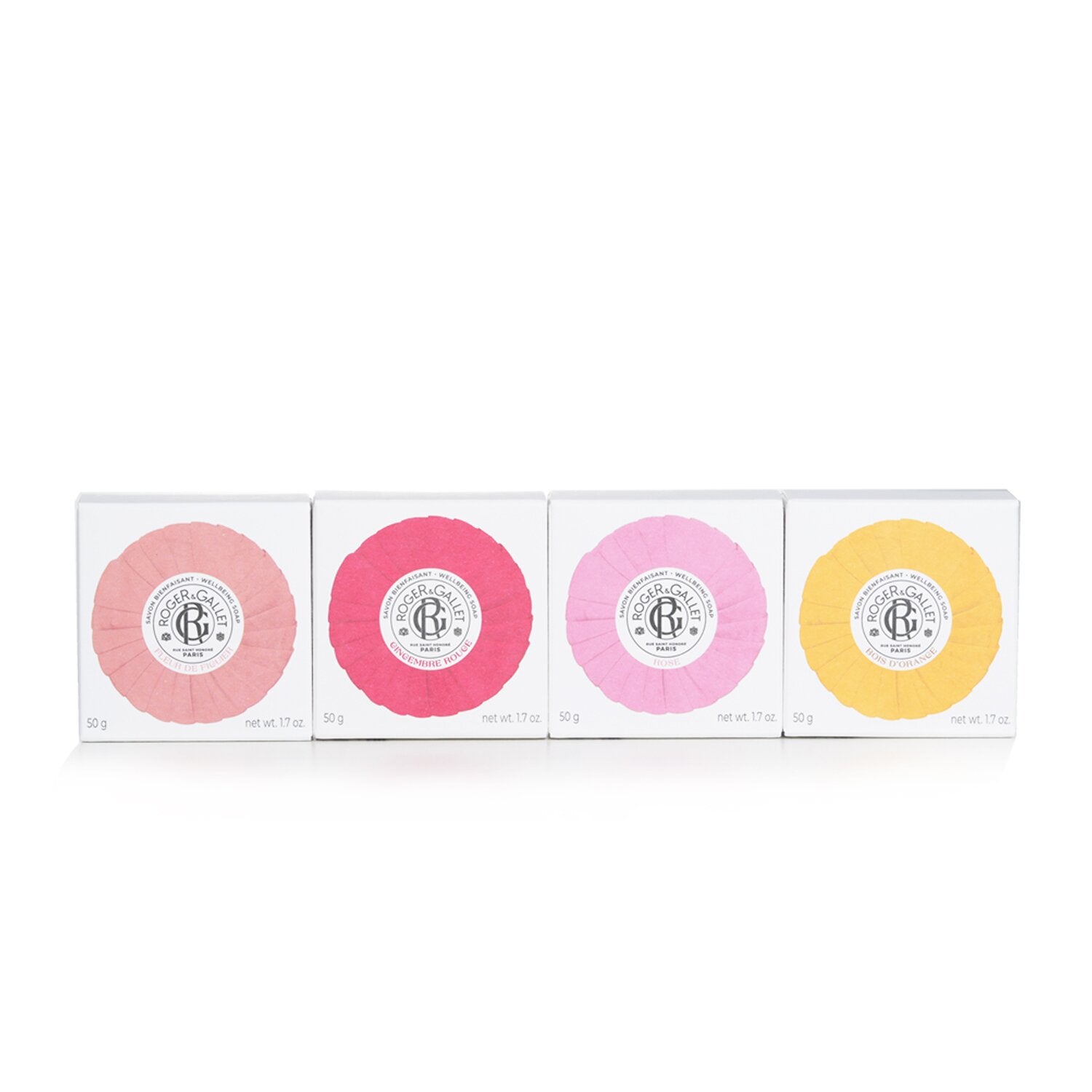 Roger & Gallet Wellbeing Soaps Coffret  4pcs