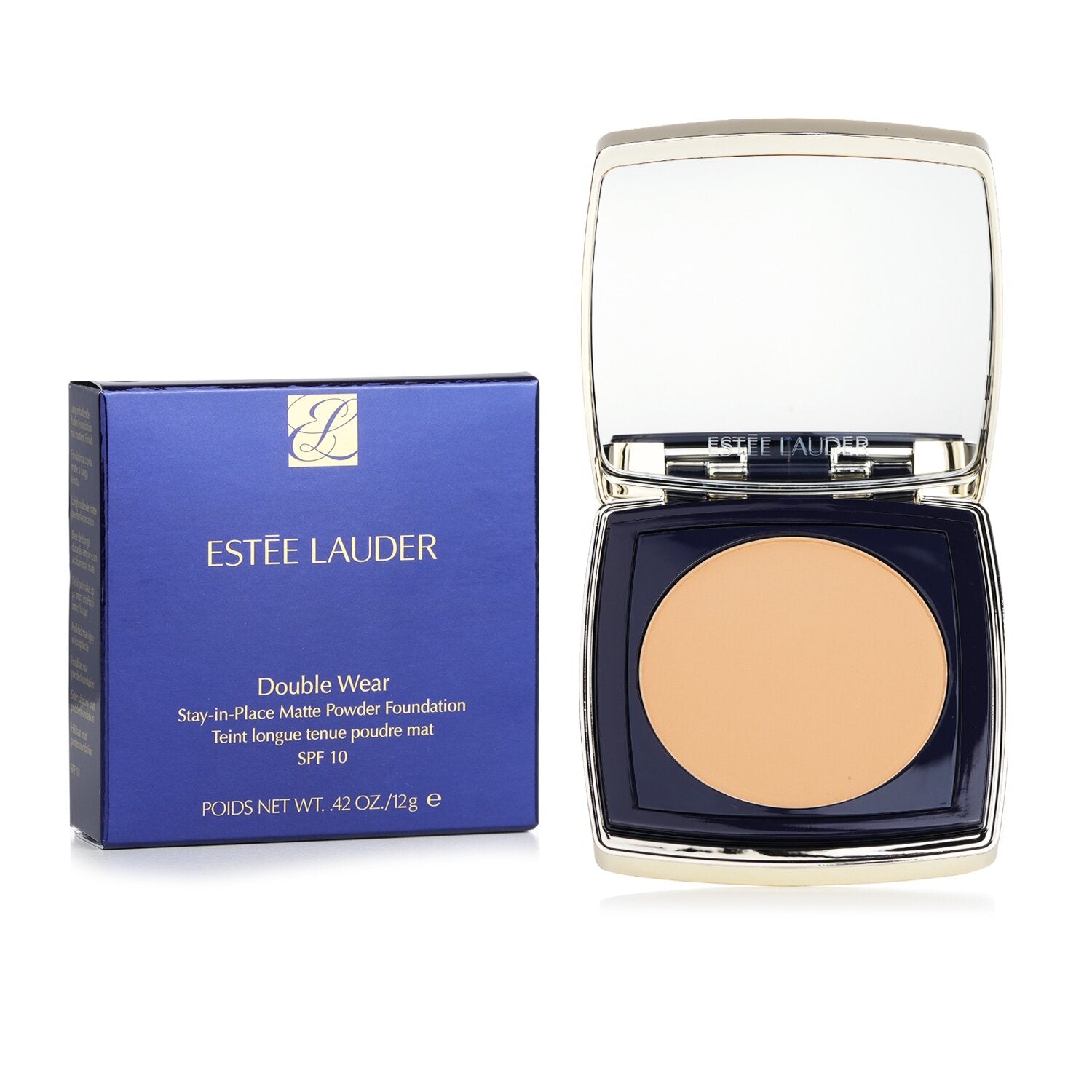 Estee Lauder Double Wear Stay In Place Matte Powder Foundation SPF 10 - # 4N2 Spiced Sand  12g/0.42oz