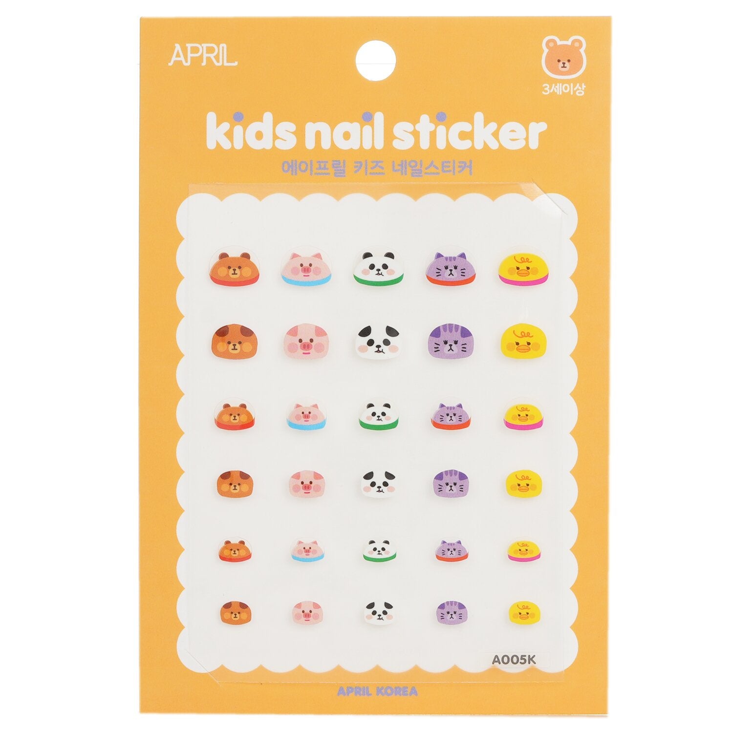 April Korea April Kids Nail Sticker - # A005K  1pack