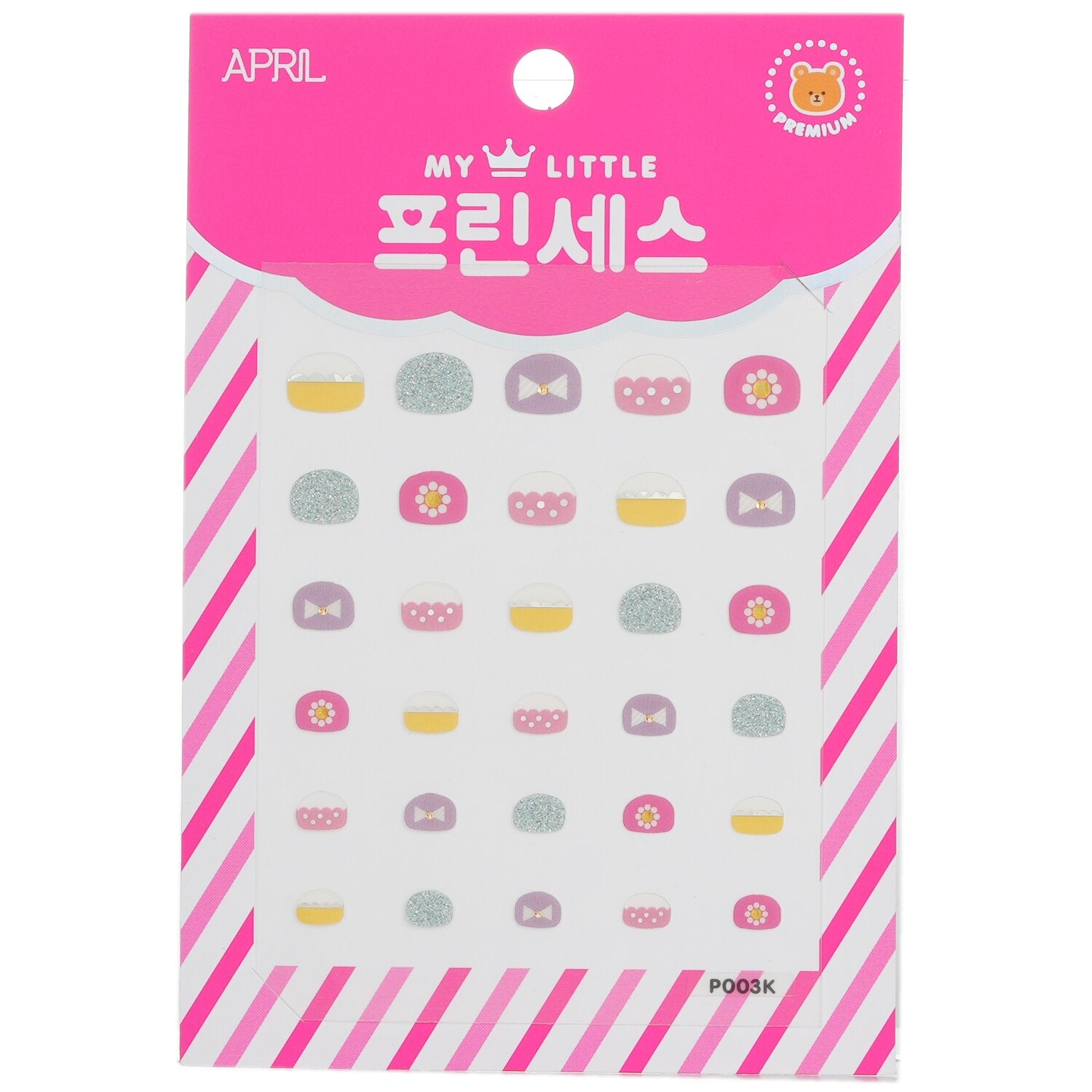 April Korea Princess Kids Nail Sticker - # P003K  1pack