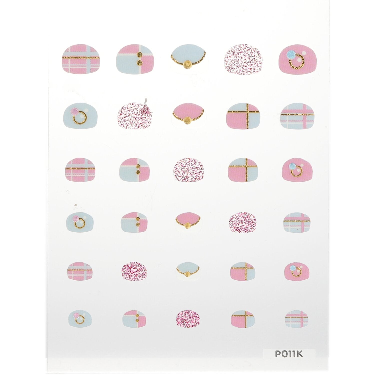 April Korea Princess Kids Nail Sticker - # P011K  1pack