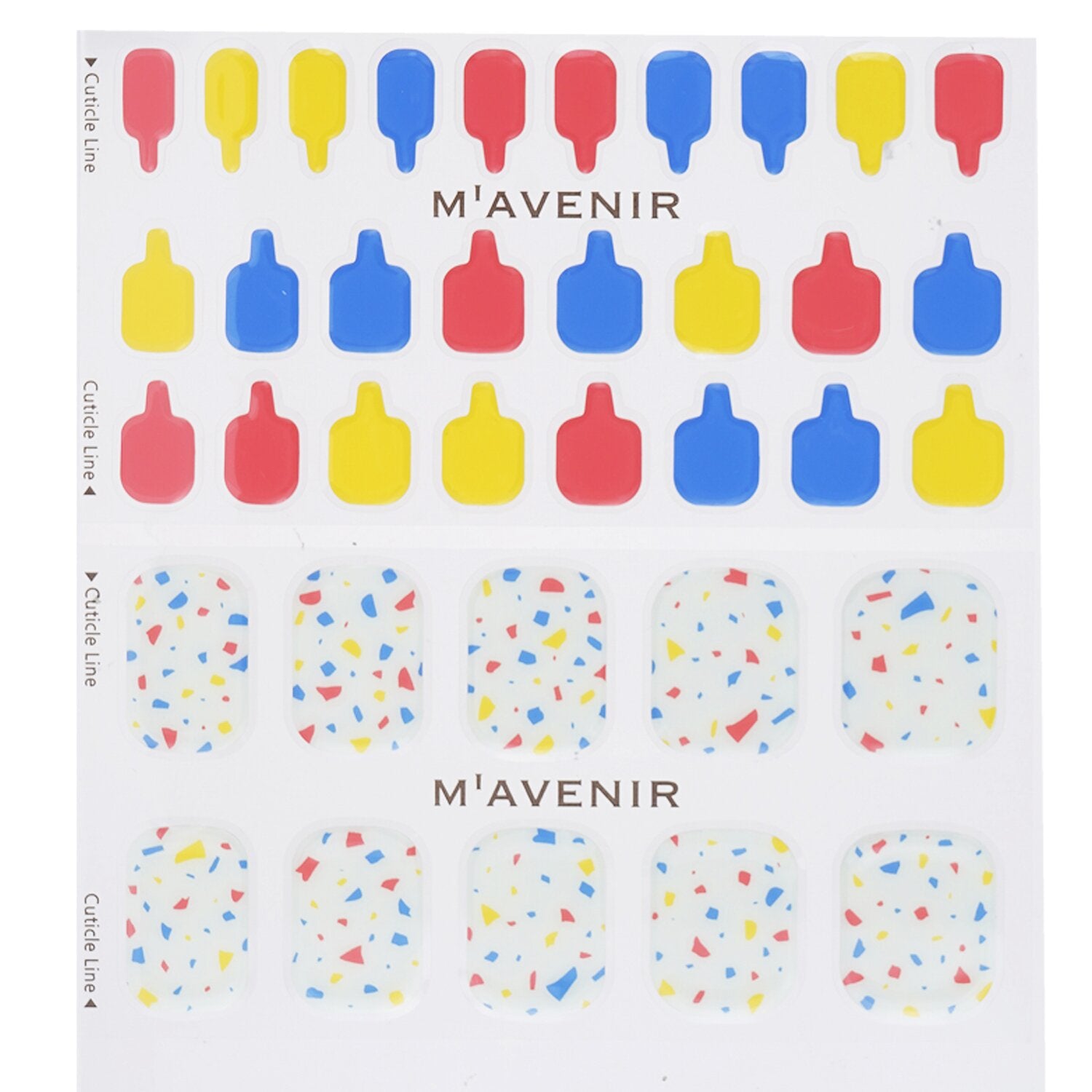 Mavenir Nail Sticker (Assorted Colour) - # Summer Shell Blooming  32pcs