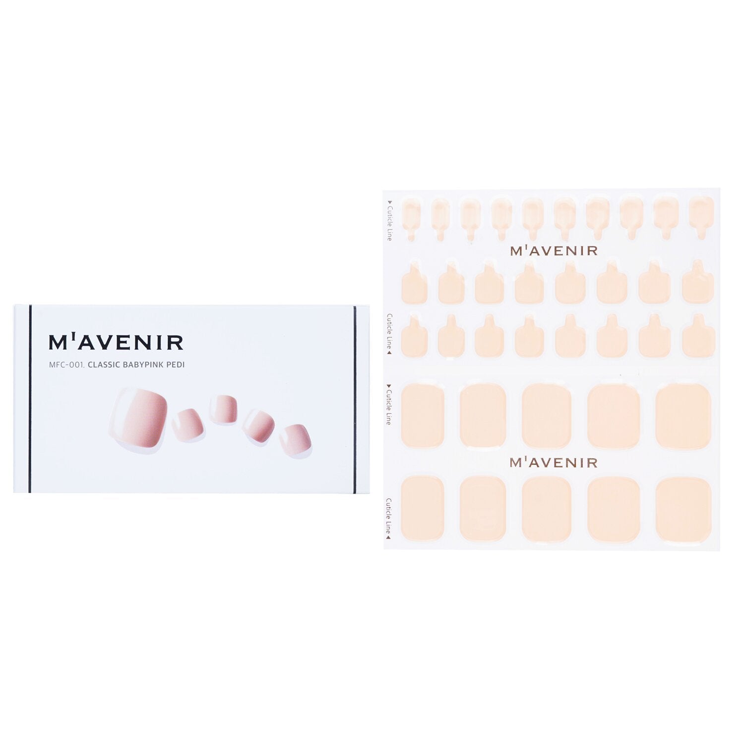 Mavenir Nail Sticker - # Blue In Tweed Nail  32pcs