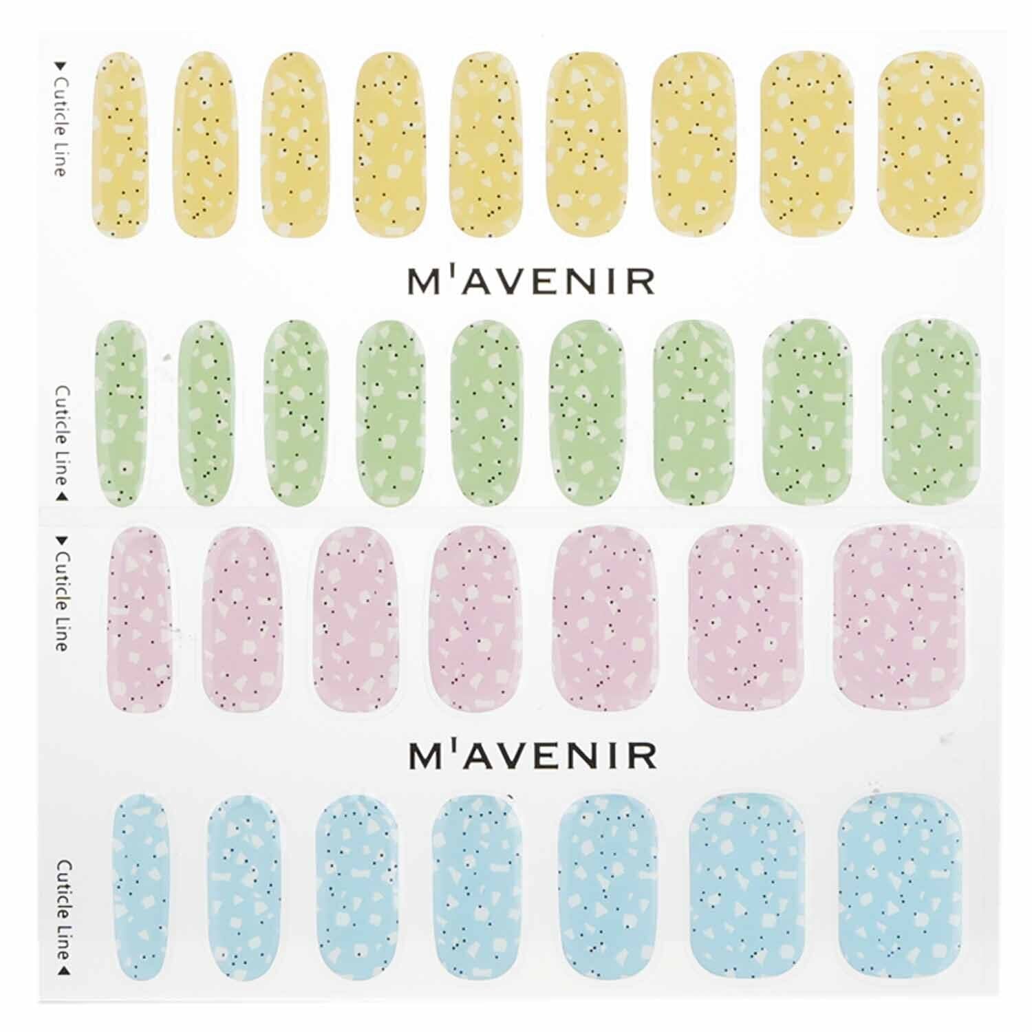 Mavenir Nail Sticker - # Pastel Cereal Nail  32pcs