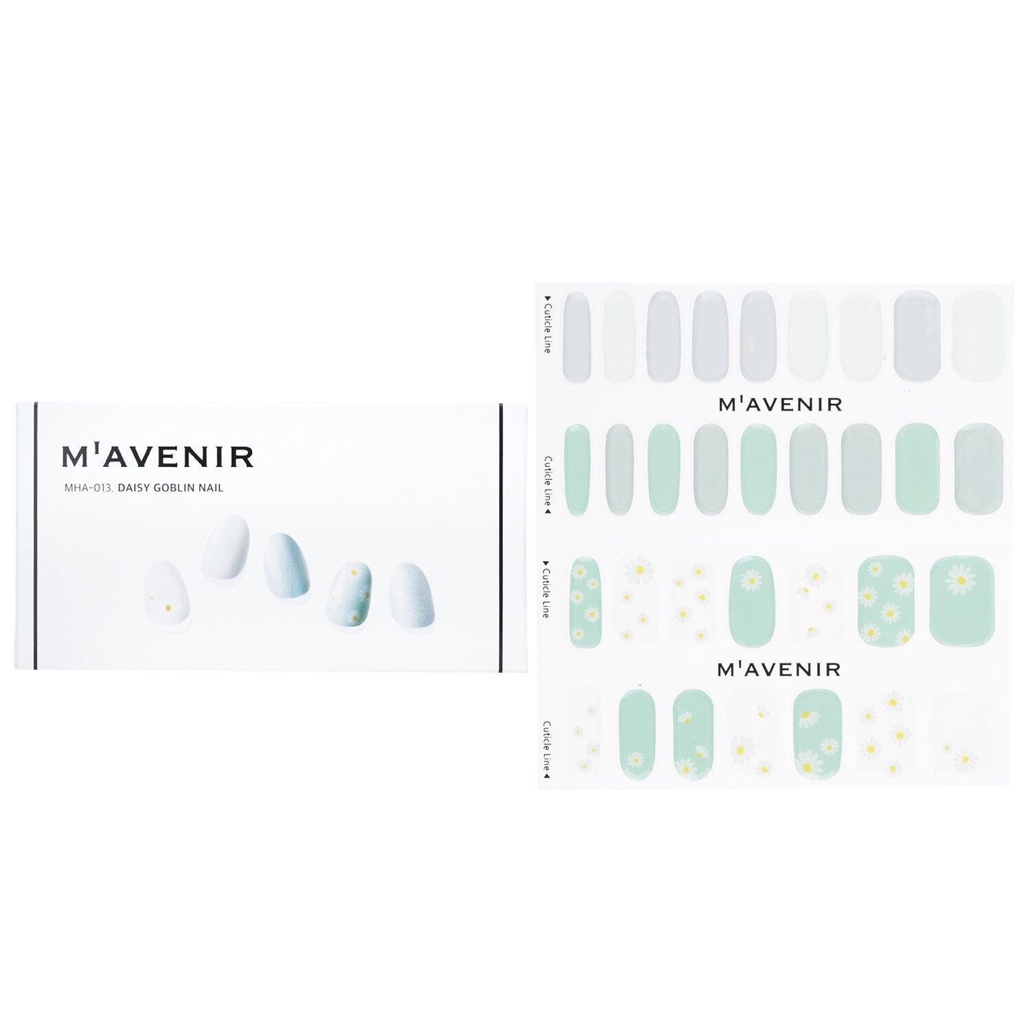 Mavenir Nail Sticker - # Daisy Goblin Nail  32pcs