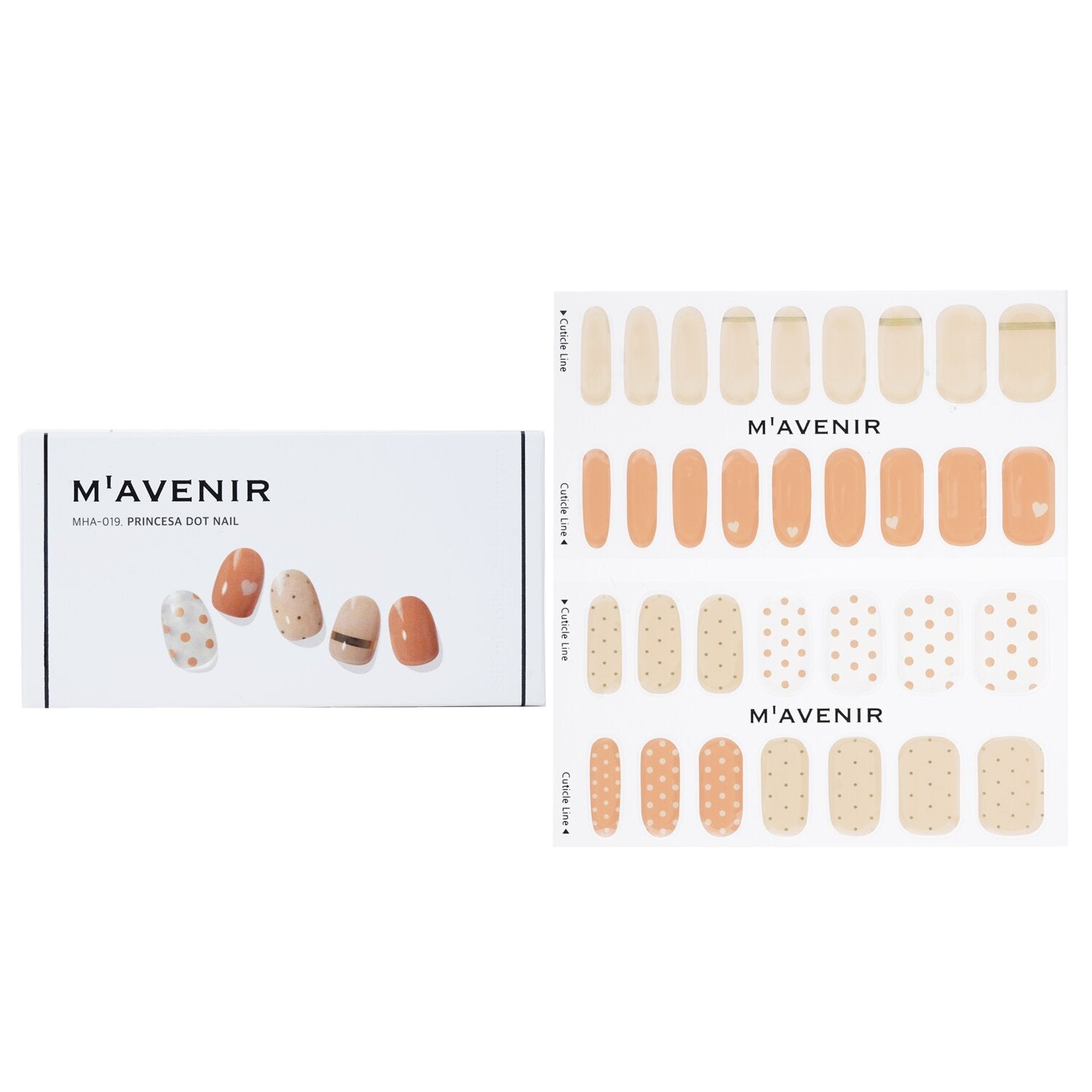 Mavenir Nail Sticker - # Princesa Dot Nail  32pcs