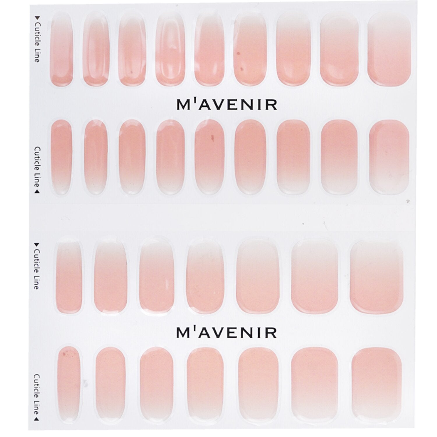 Mavenir Nail Sticker (Pink) - # Grapefruit Gradacion Nail  32pcs