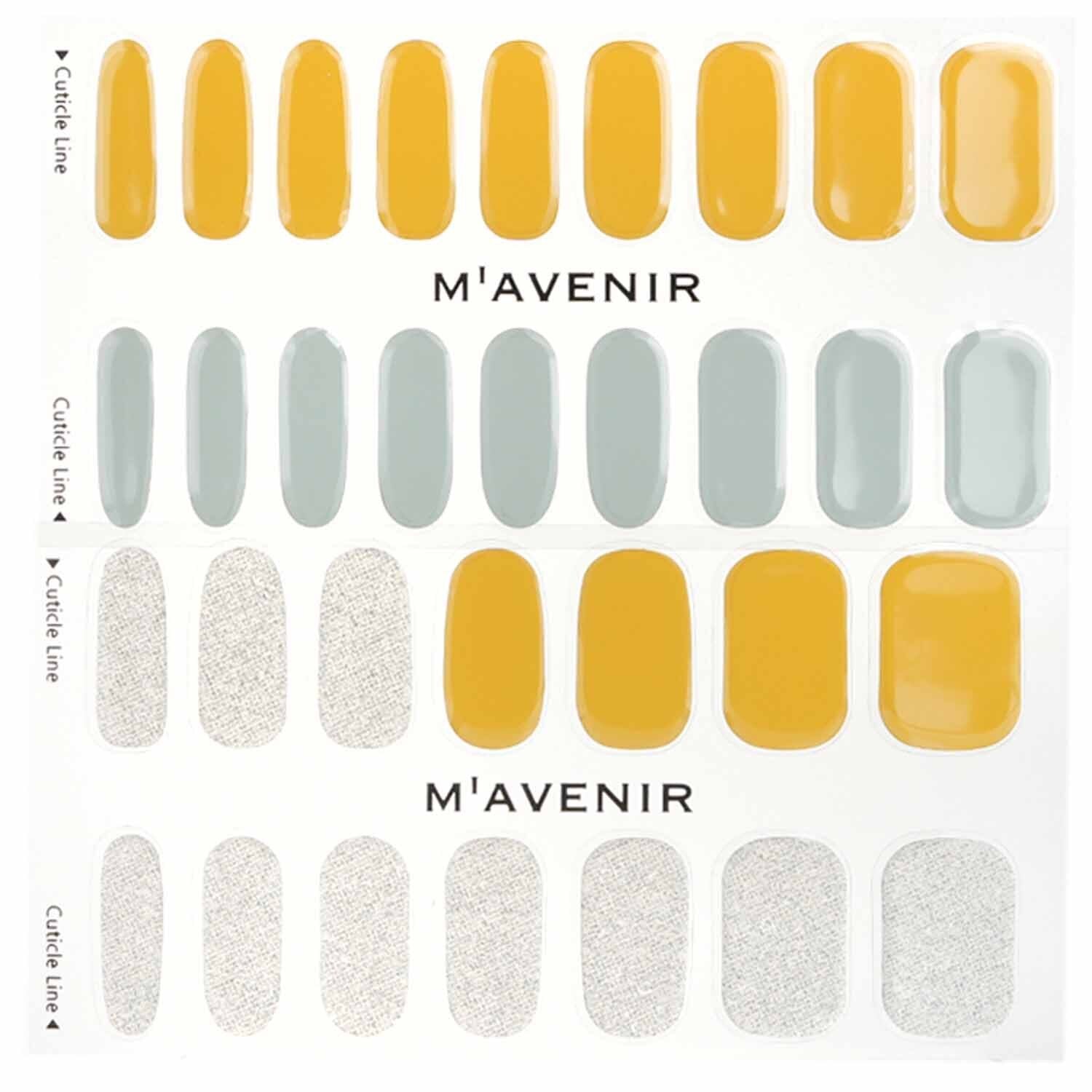 Mavenir Nail Sticker (Yellow) - # Brillante Pumpkin Nail  32pcs