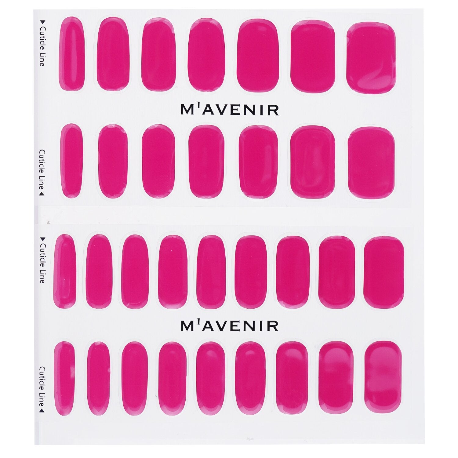 Mavenir Nail Sticker - # Classic Raspberry Nail  32pcs