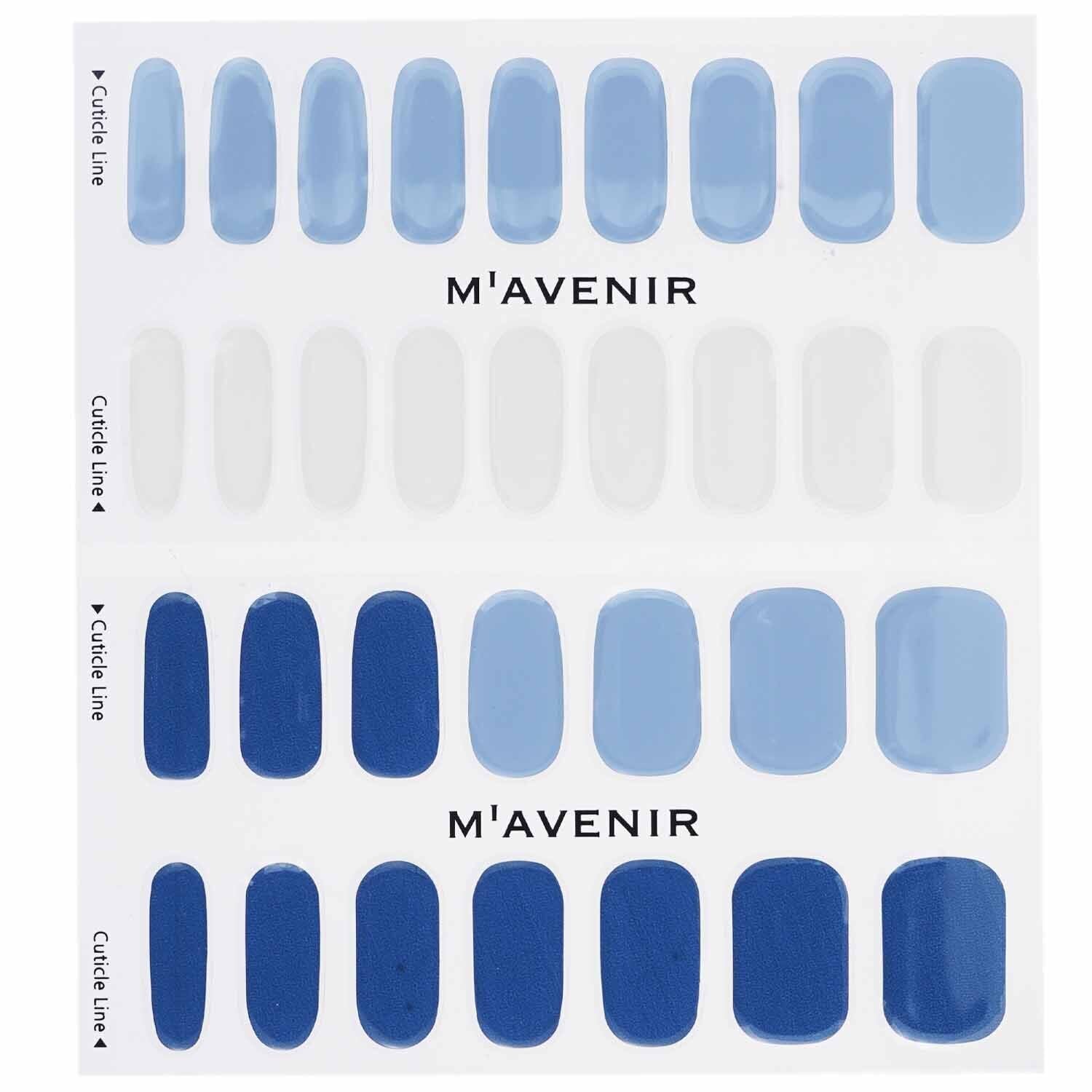 Mavenir Nail Sticker - # Rainyblue Nail  32pcs