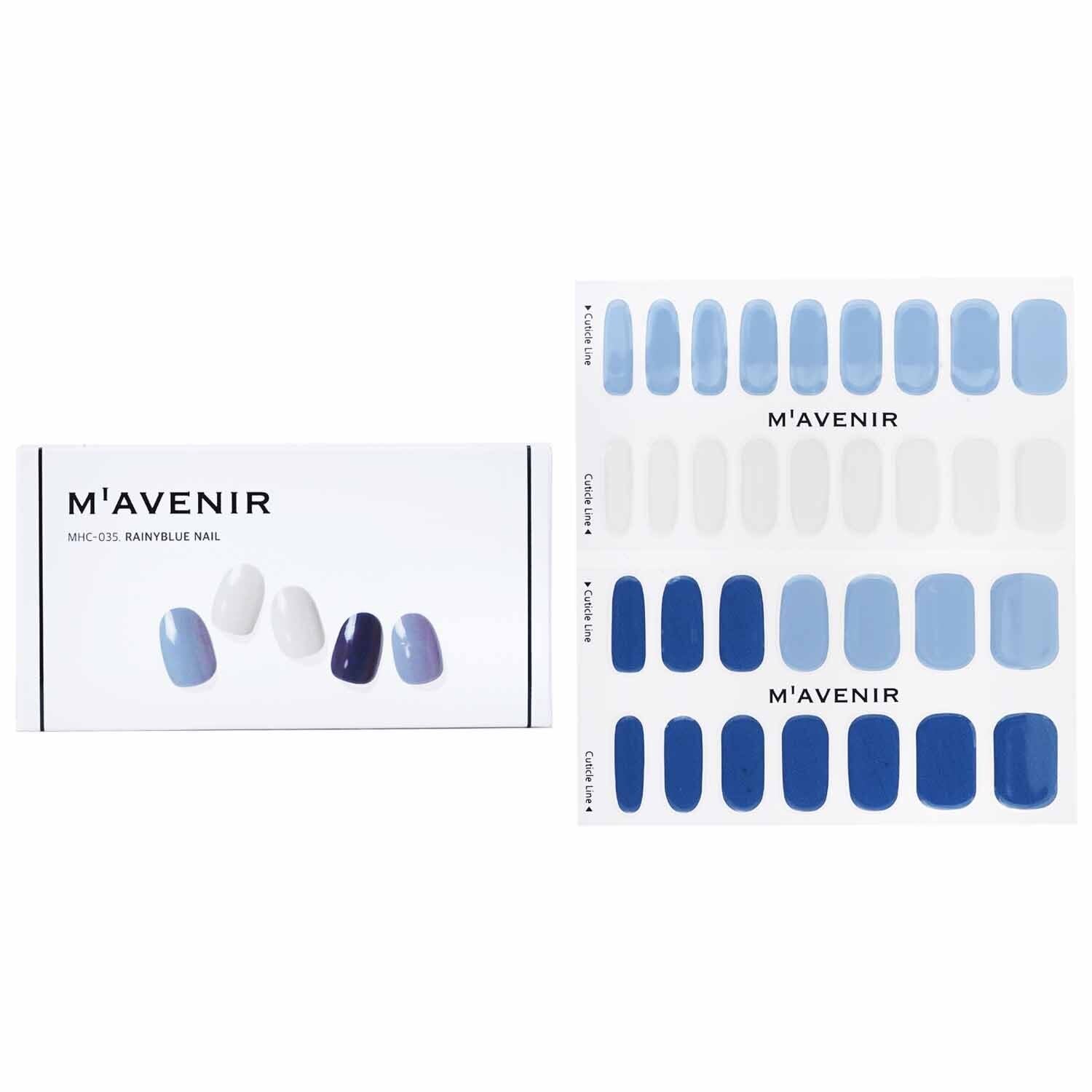 Mavenir Nail Sticker - # Rainyblue Nail  32pcs