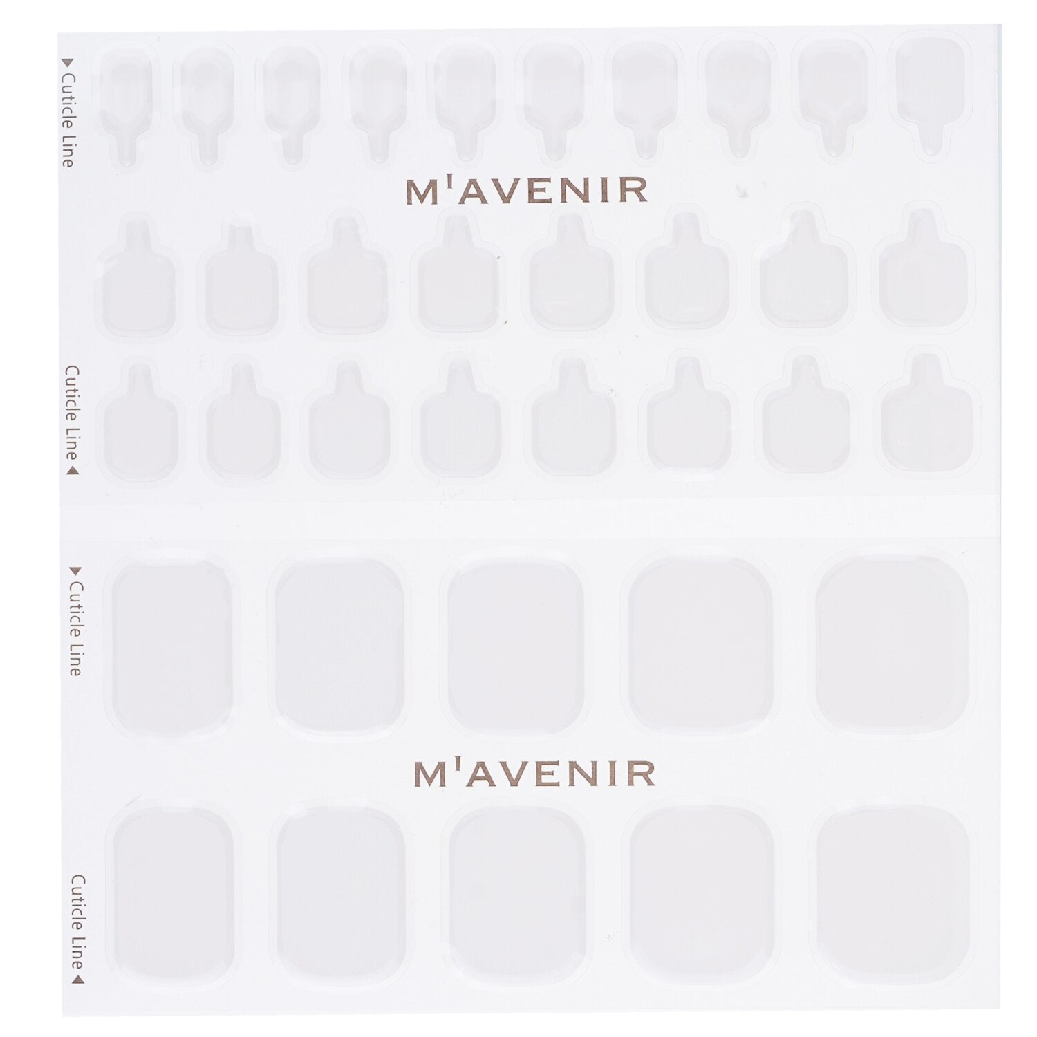 Mavenir Nail Sticker - # Classic Crema Pedi  36pcs