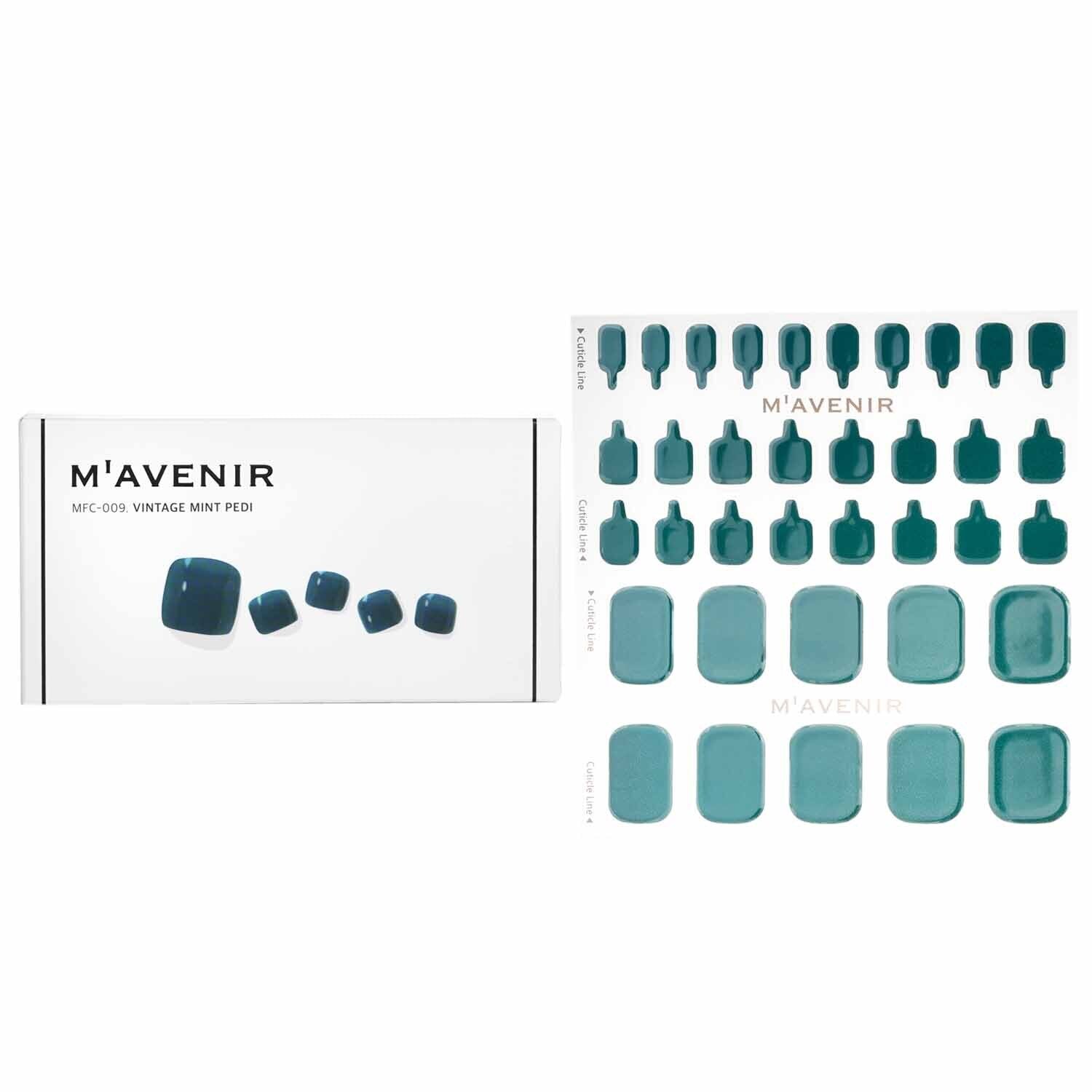 Mavenir Nail Sticker (Green) - # Vintage Mint Pedi  36pcs