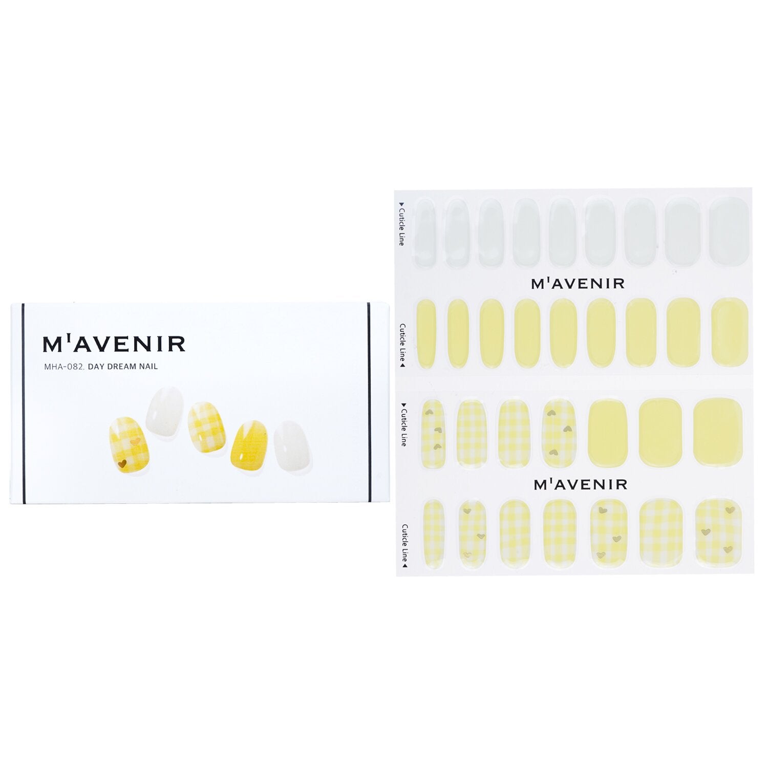 Mavenir Nail Sticker (Yellow) - # Day Dream Nail  32pcs