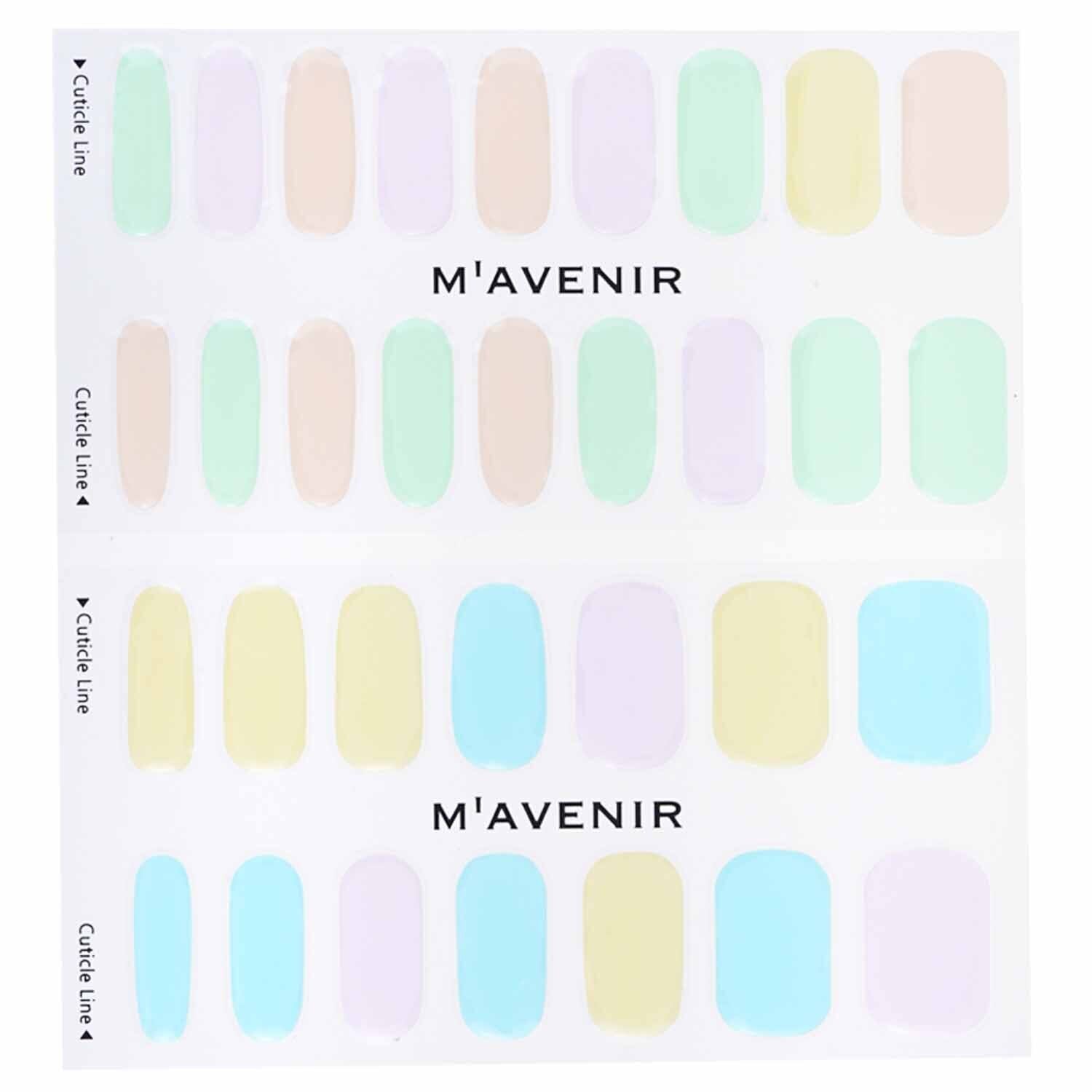 Mavenir Nail Sticker (Assorted Colour) - # Sugar Sugar Nail  32pcs