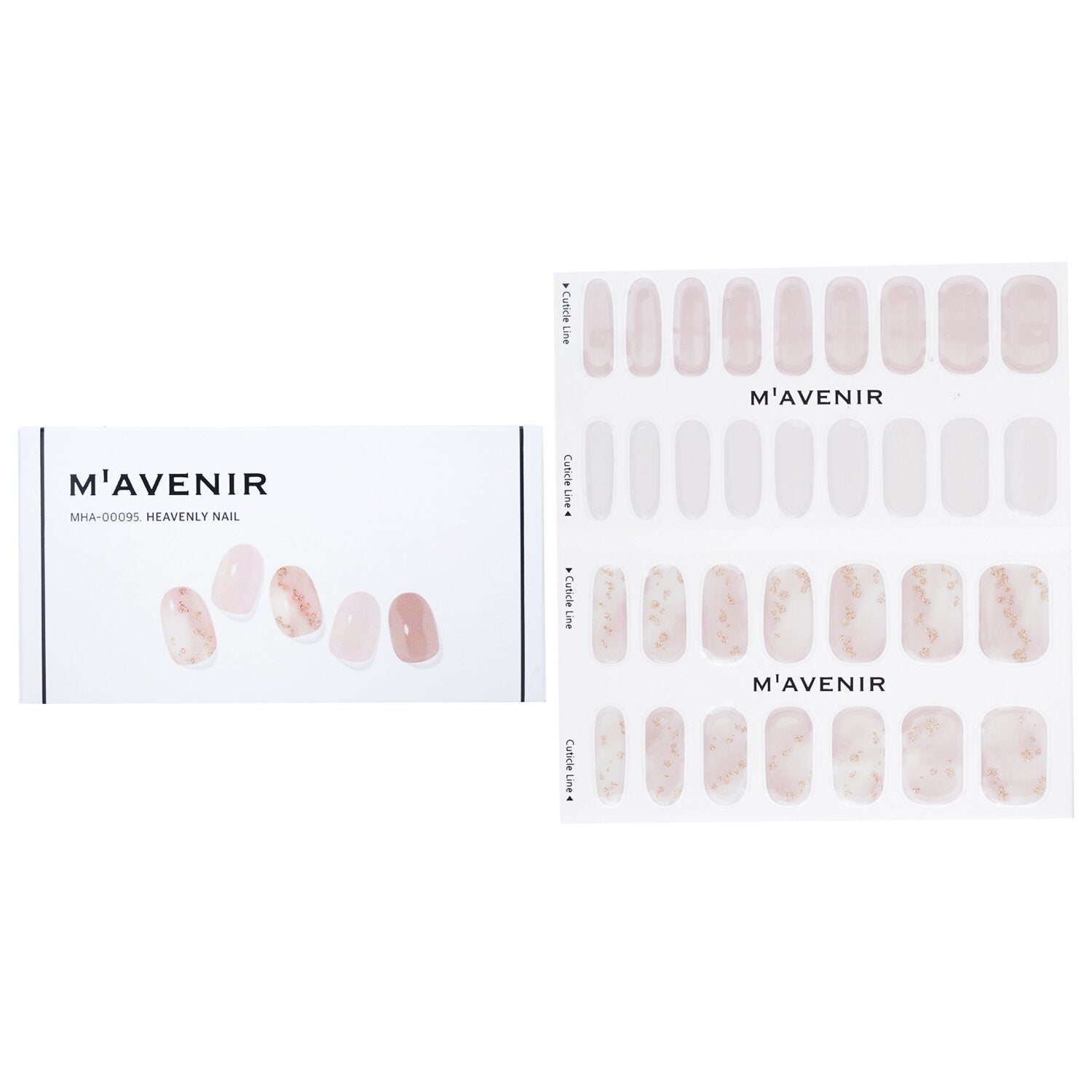 Mavenir Nail Sticker (Patterned) - # Heavenly Nail  32pcs