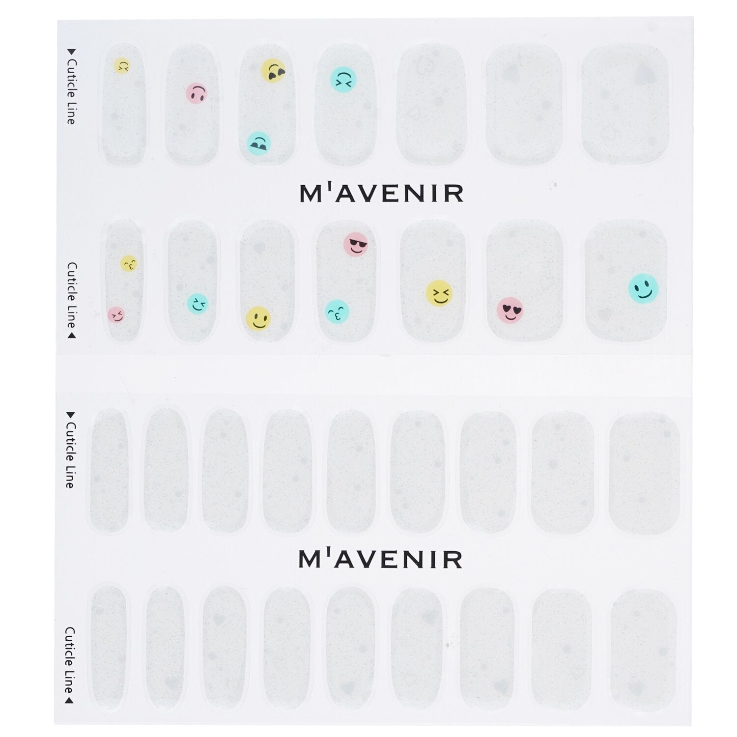 Mavenir Nail Sticker (White) - # Likey Nail  32pcs