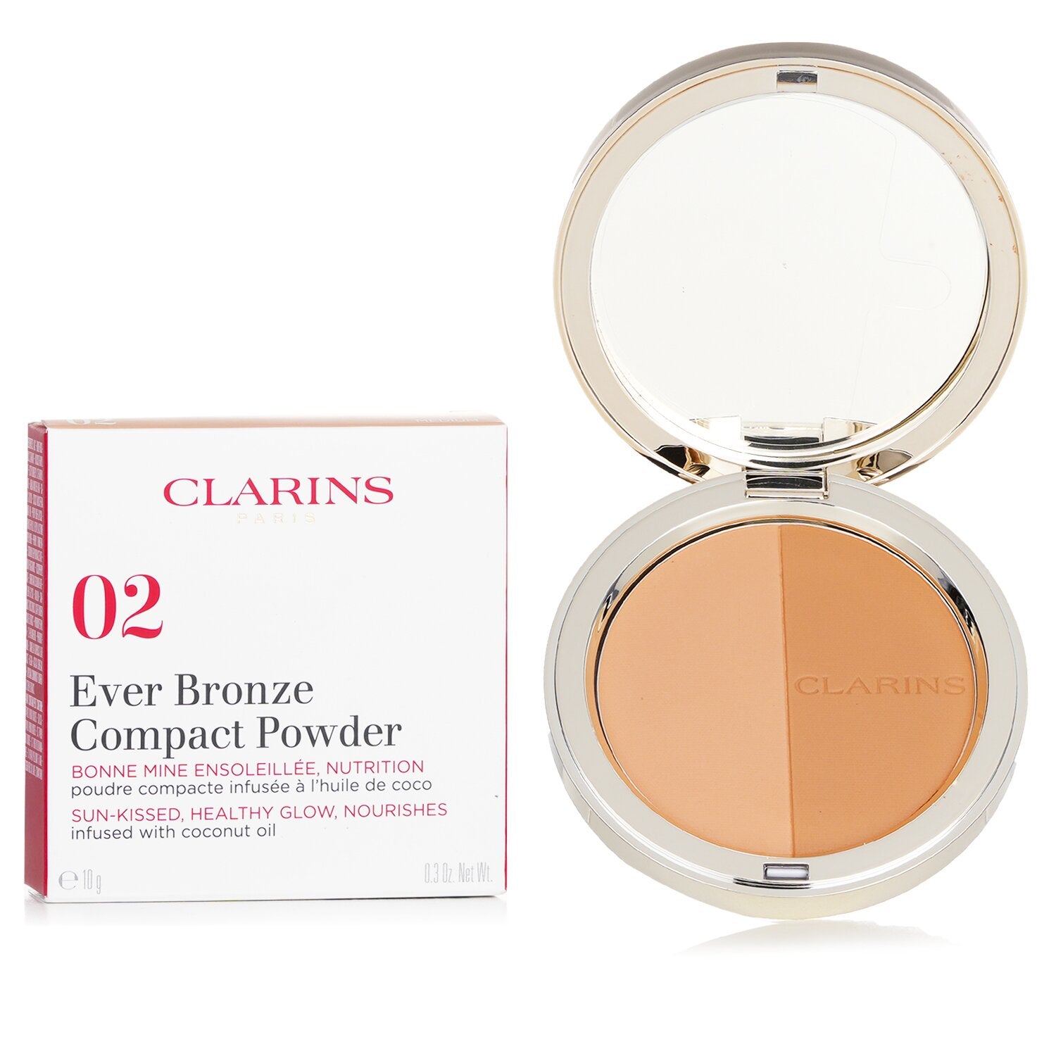 Clarins Ever Bronze Compact Powder - # 02 Medium  10g/0.3oz