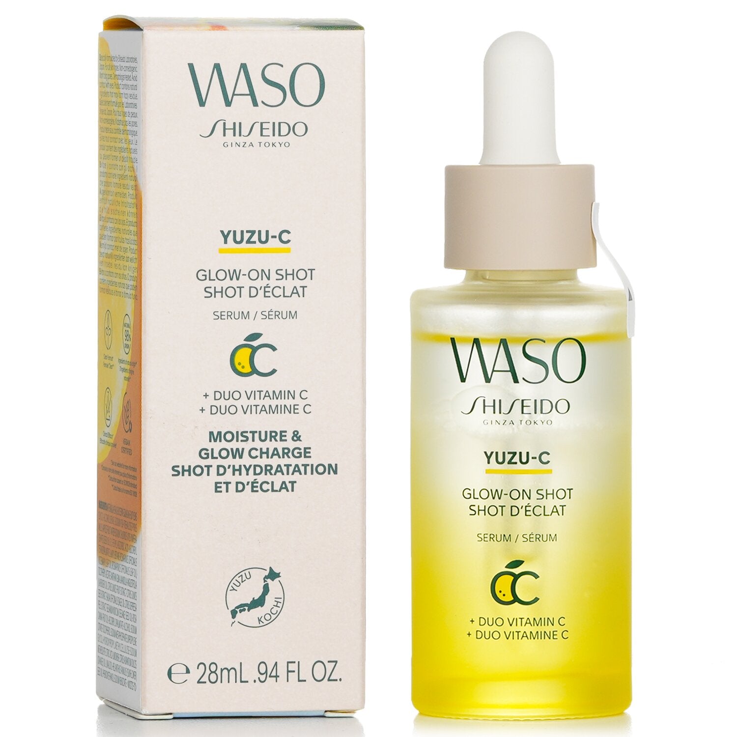 Shiseido Waso Yuzu-C Glow-On Shot Serum  28ml/0.94oz