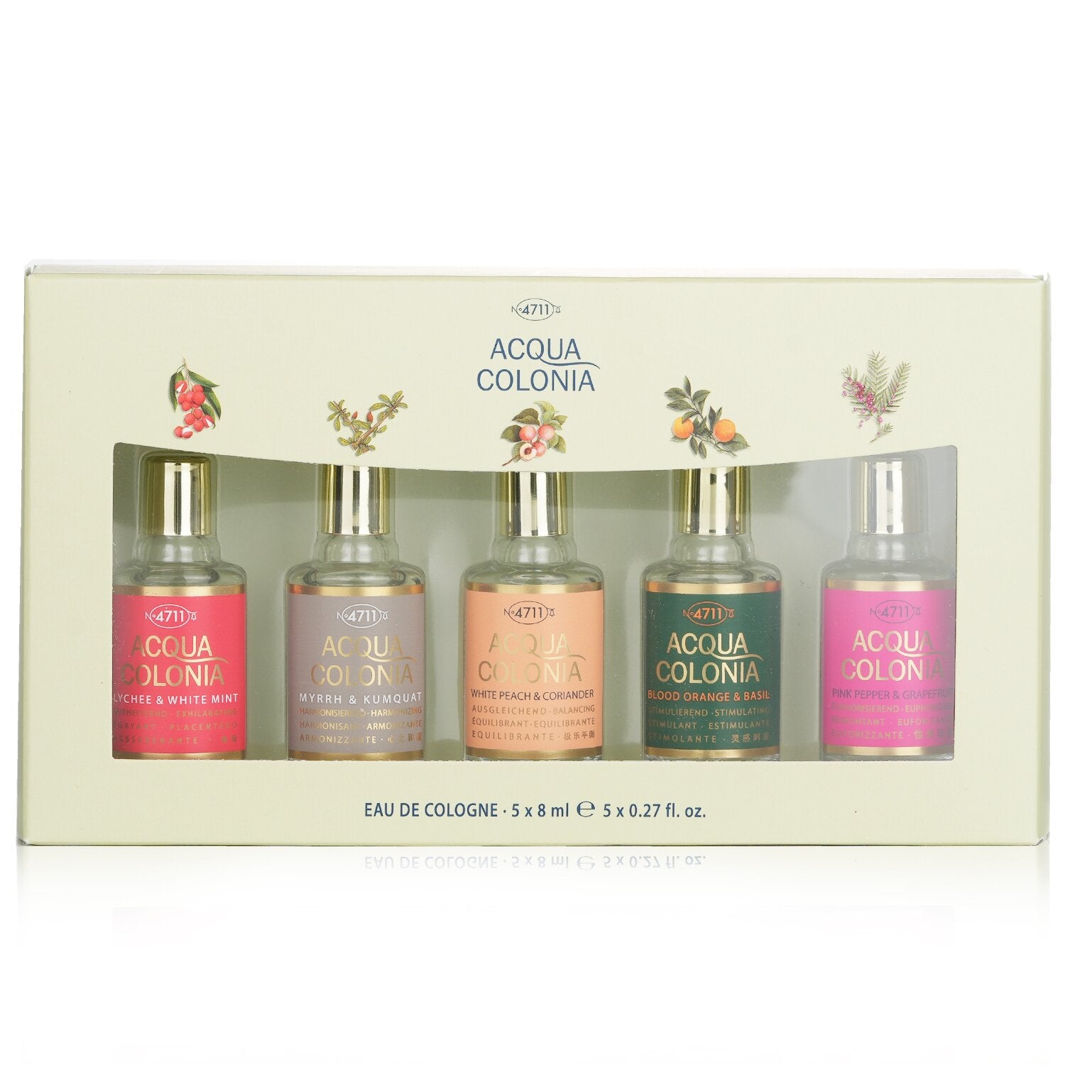 4711 Acqua Colonia Eau De Cologne Mini Set:  5pcs