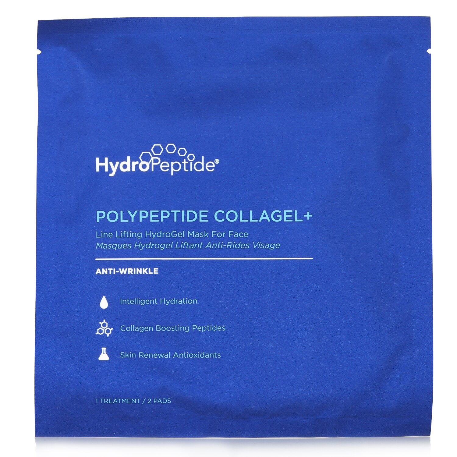 HydroPeptide PolyPeptide Collagel+ Line Lifting Hydrogel Mask For Face Anti Wrinkle  4 Treatments