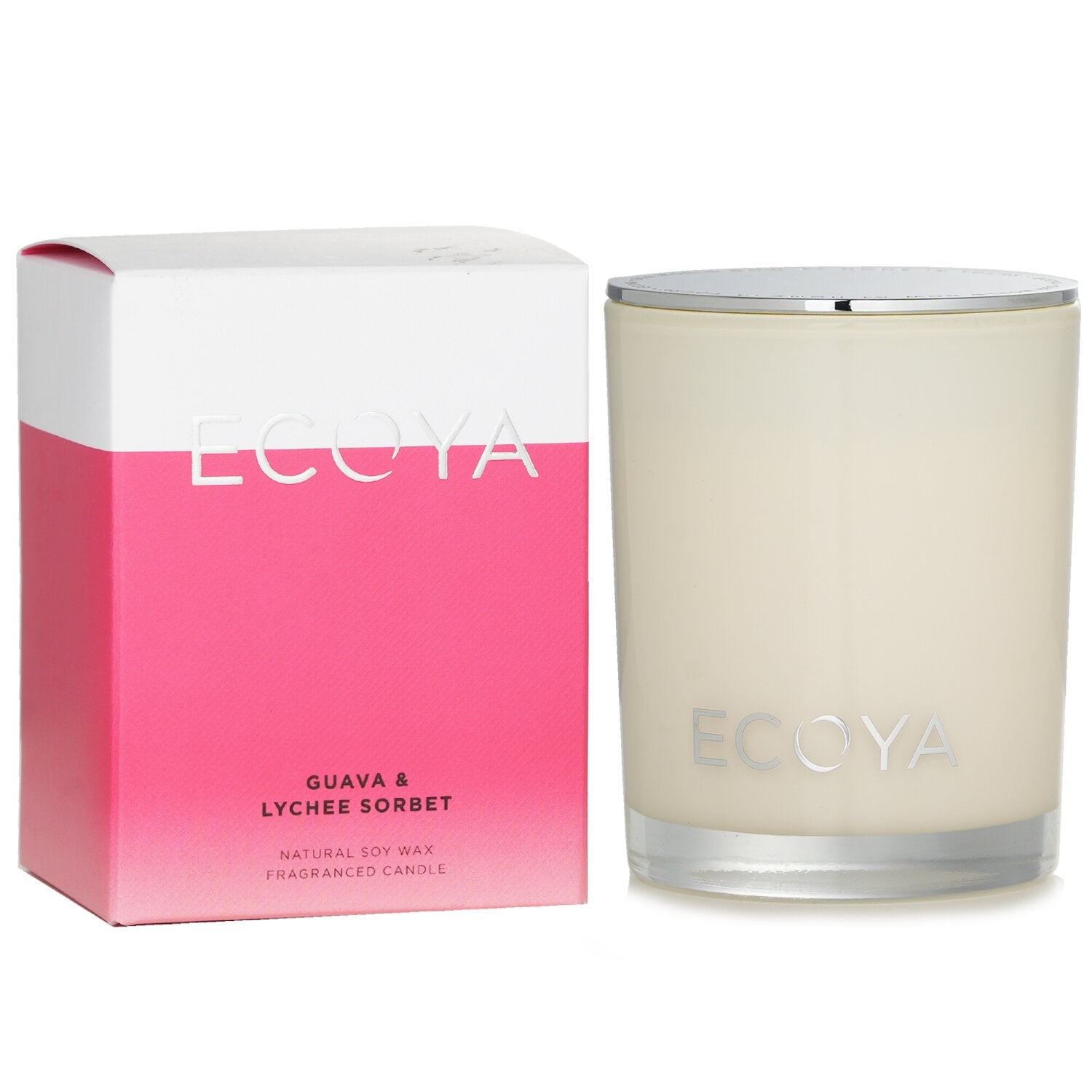 Ecoya Mini Madison Candle - Guava & Lychee  80g/2.8oz