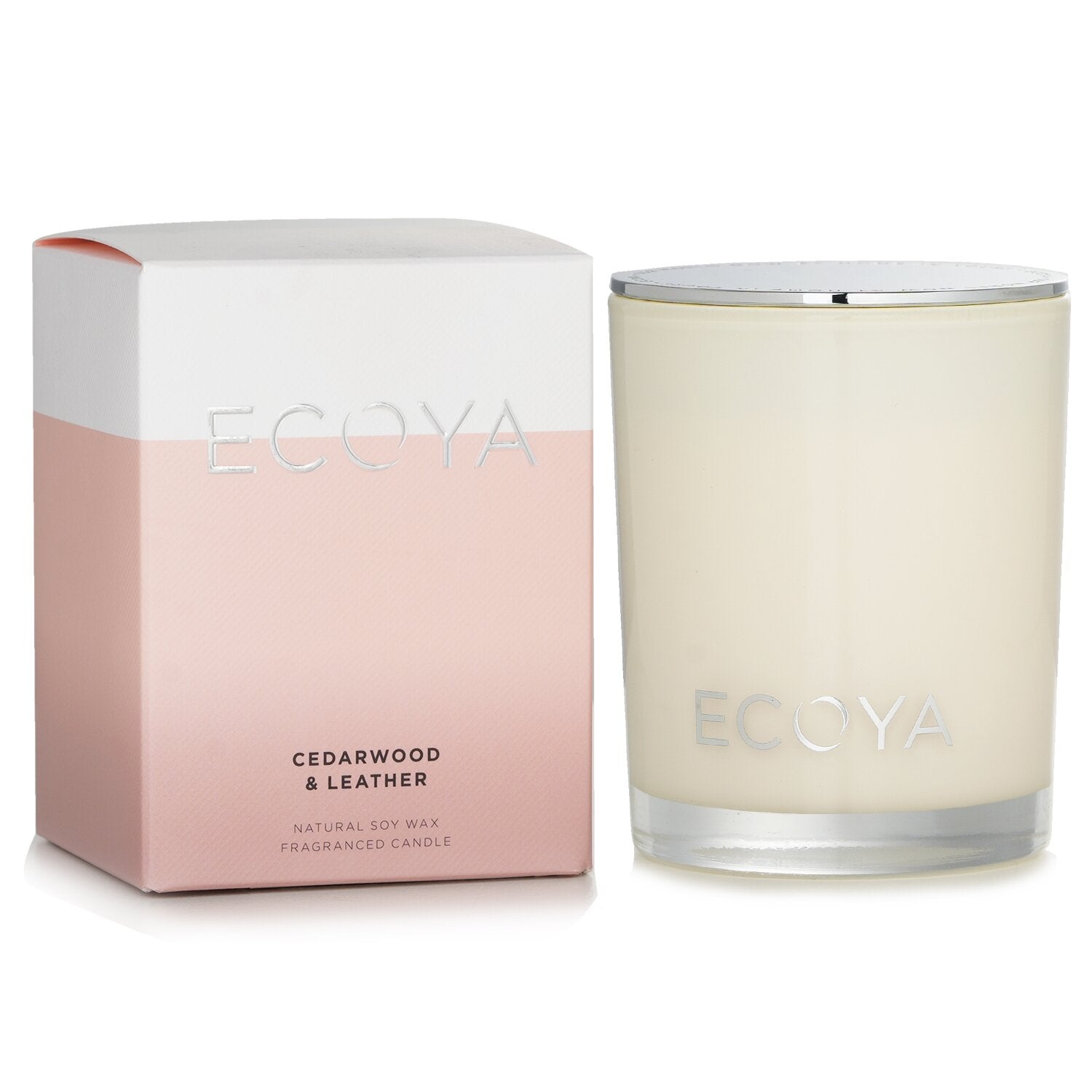 Ecoya Mini Madison Candle - Cedarwood & Leather  80g/2.8oz